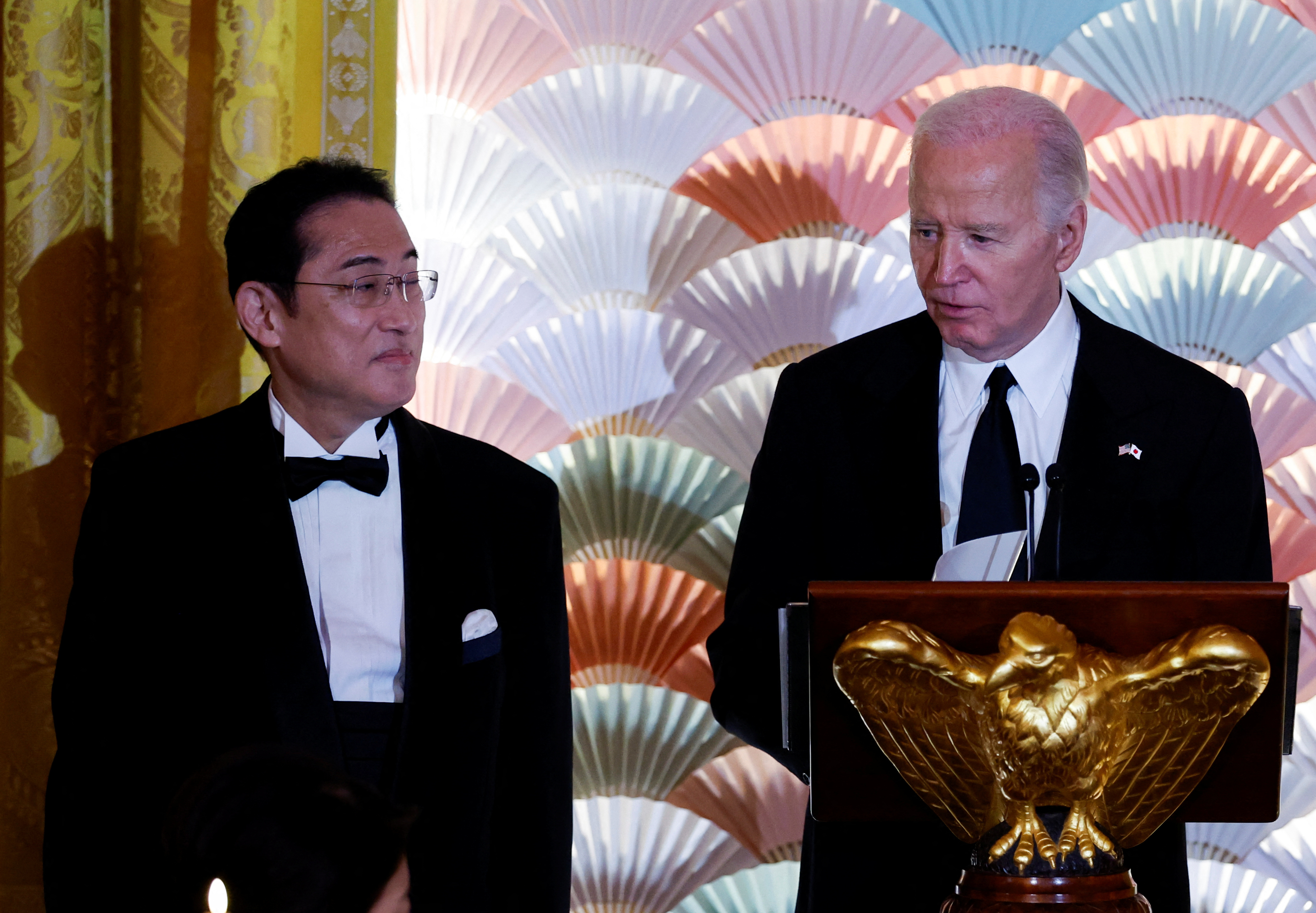U.S. President Biden hosts Japan's PM Fumio Kishida for an official State Dinner at the White House in Washington