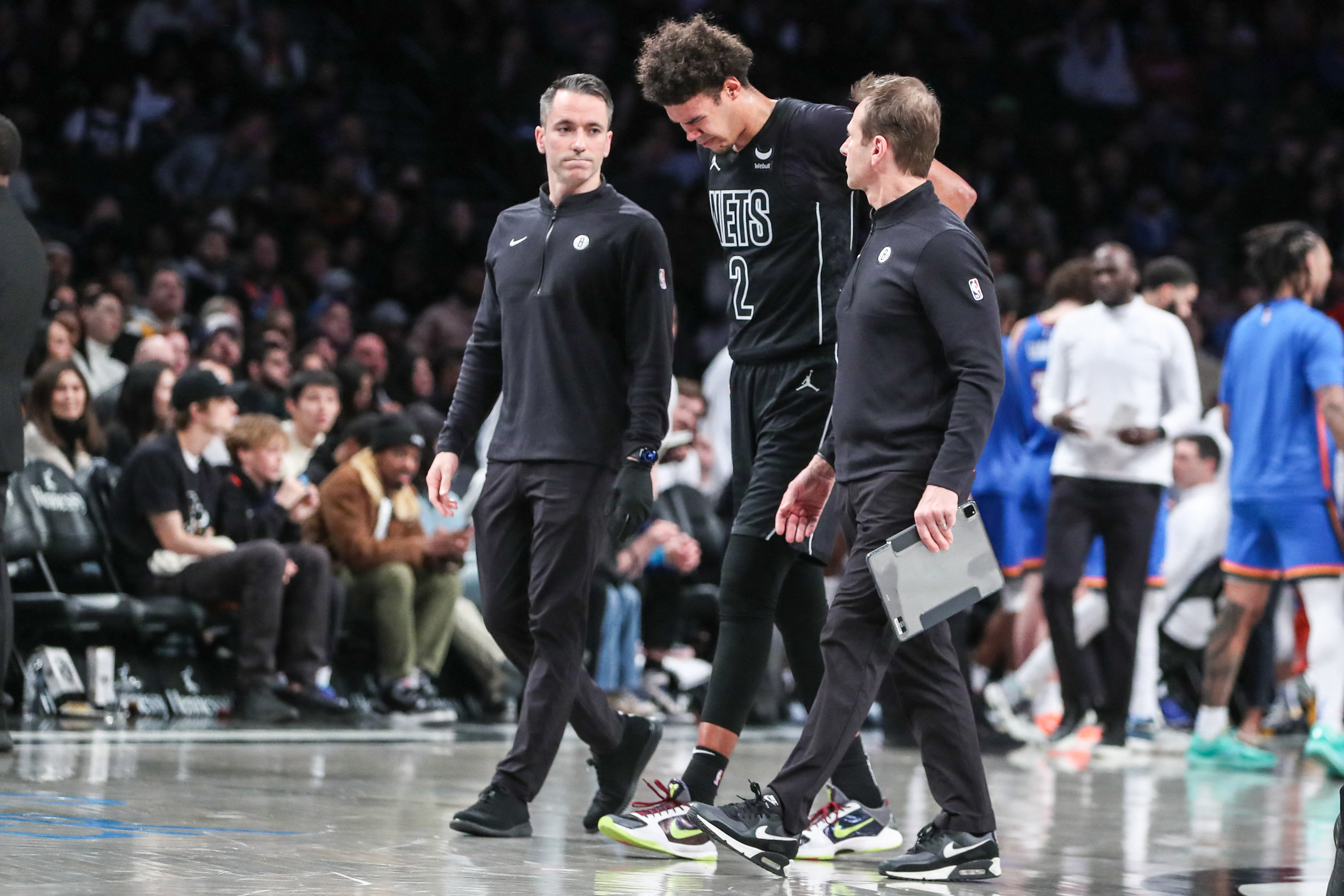 NBA: Oklahoma City Thunder at Brooklyn Nets