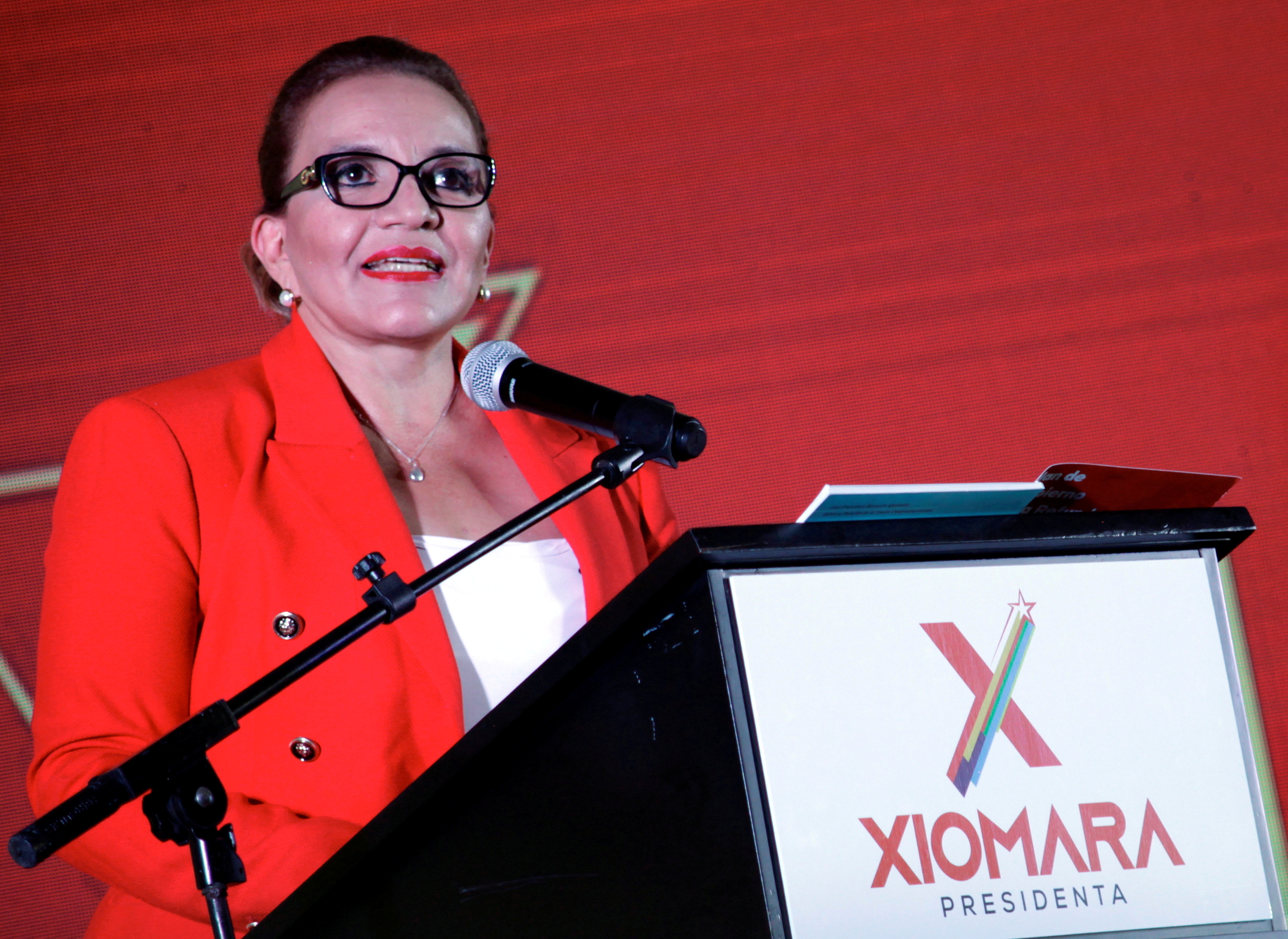 FILE PHOTO: Campaign rally of Xiomara Castro, presidential candidate for the opposition party of Libre Party, in Tegucigalpa