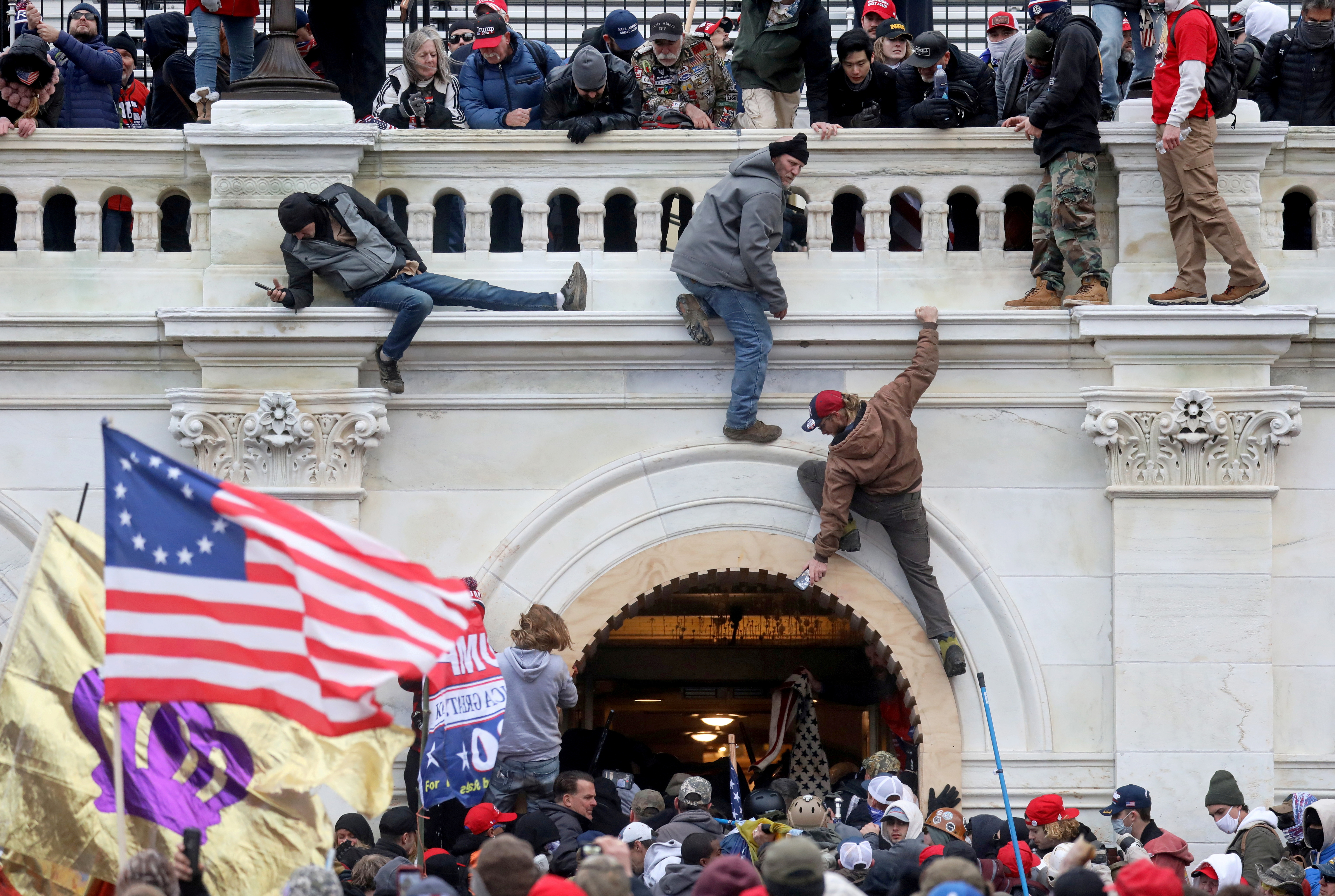 A pro-Trump crowd stormed the US Capitol Building on January 6, 2021