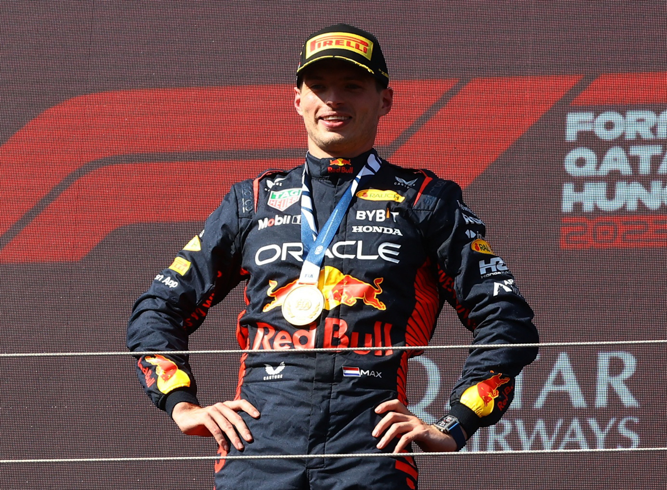 F1＝通算44勝目のフェルスタッペン、ハミルトンの車番号に並ぶ
