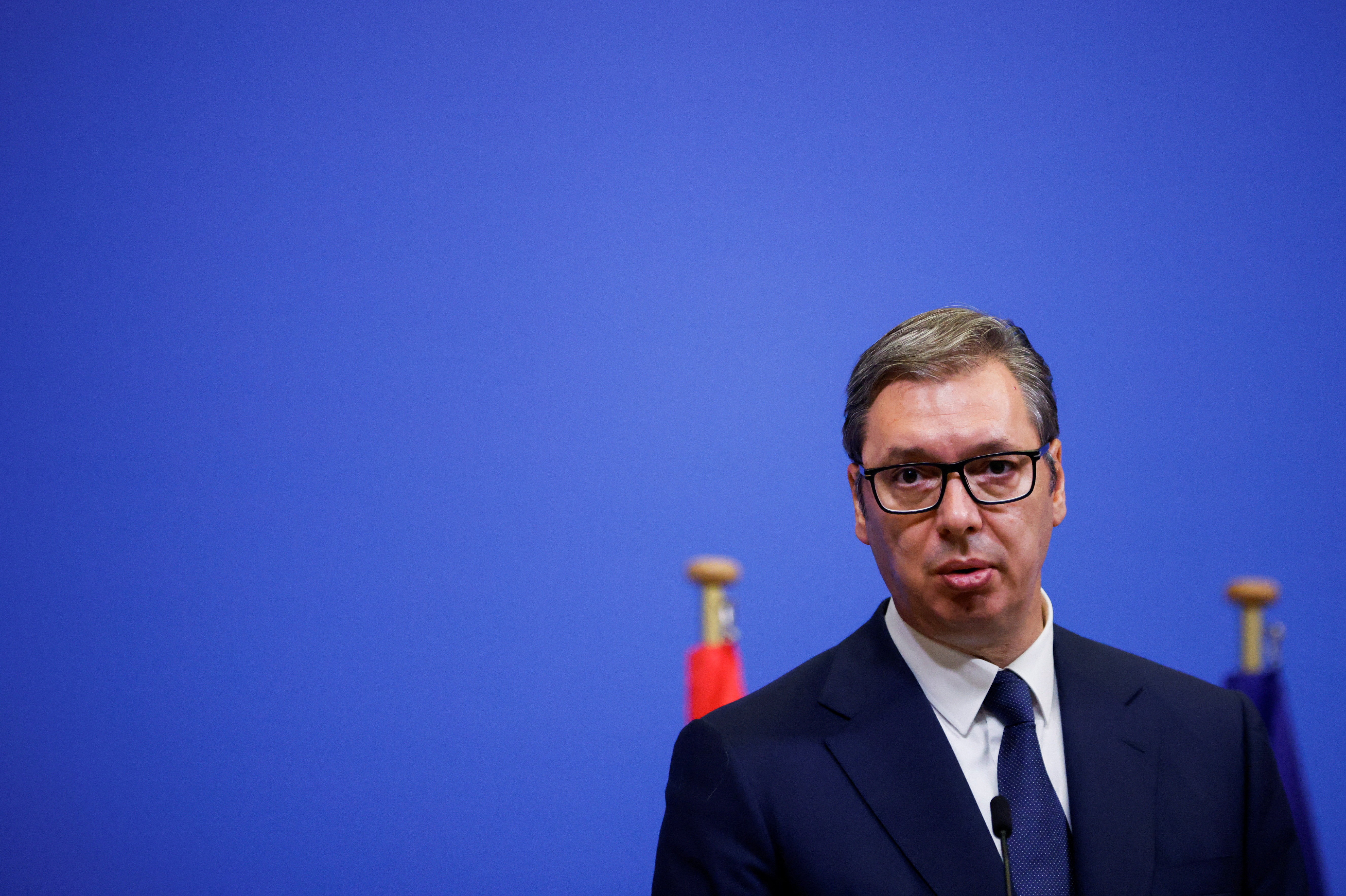 NATO's Stoltenberg meets Serbian President Vucic, in Brussels