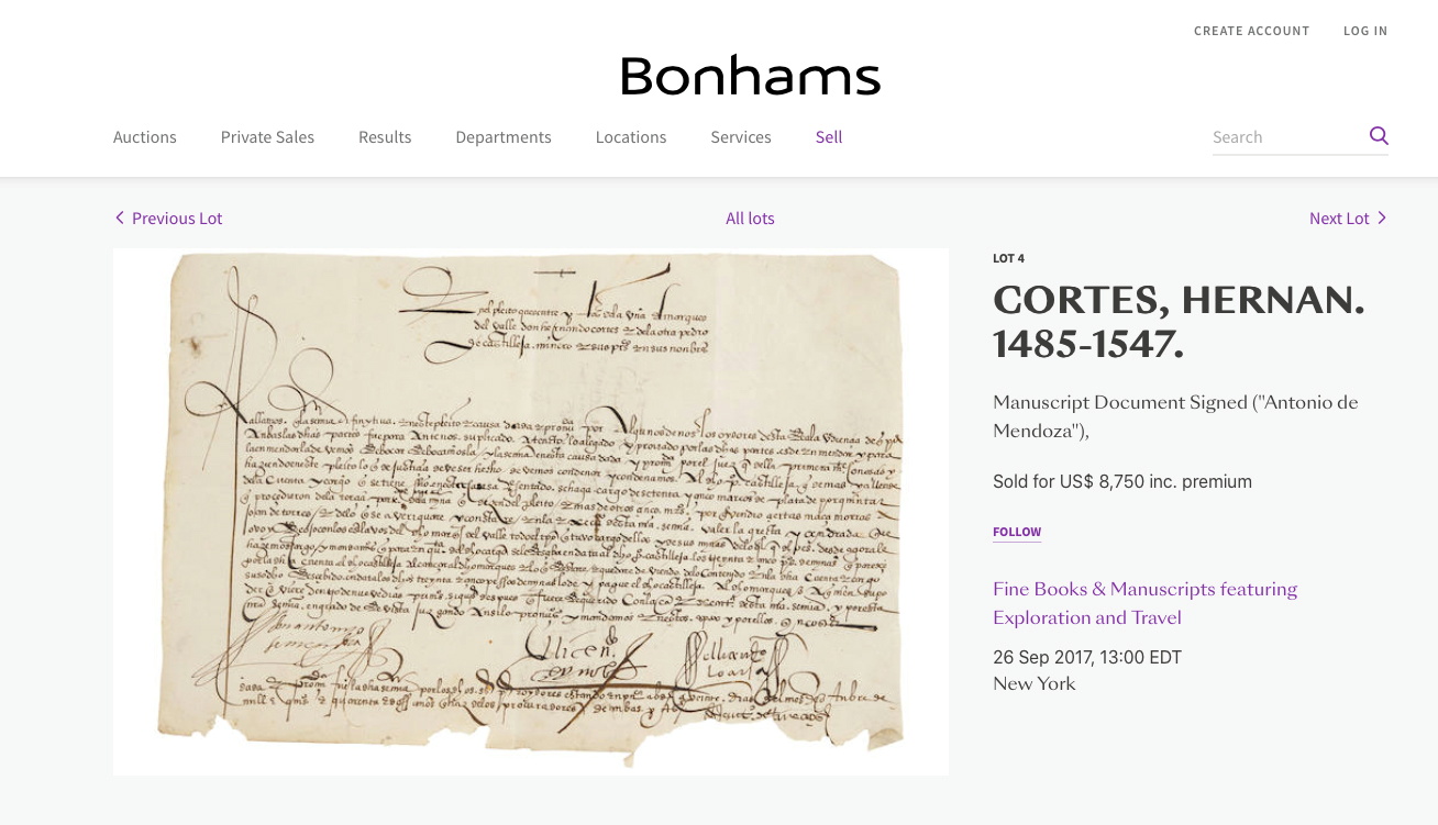 Insight Amateur sleuths traced stolen Cortés papers to