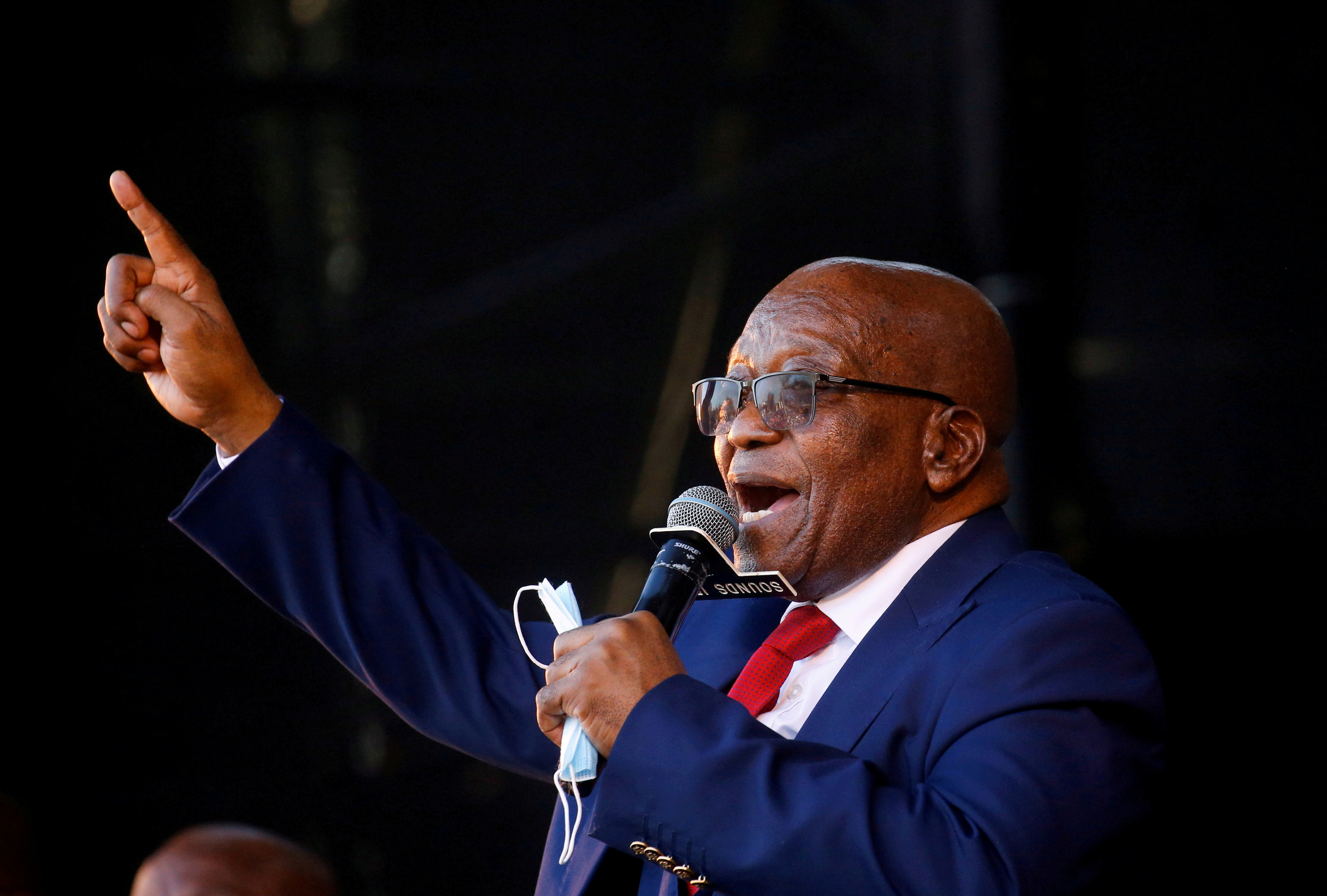 South Africa's former President Zuma appears at the High Court in Pietermaritzburg
