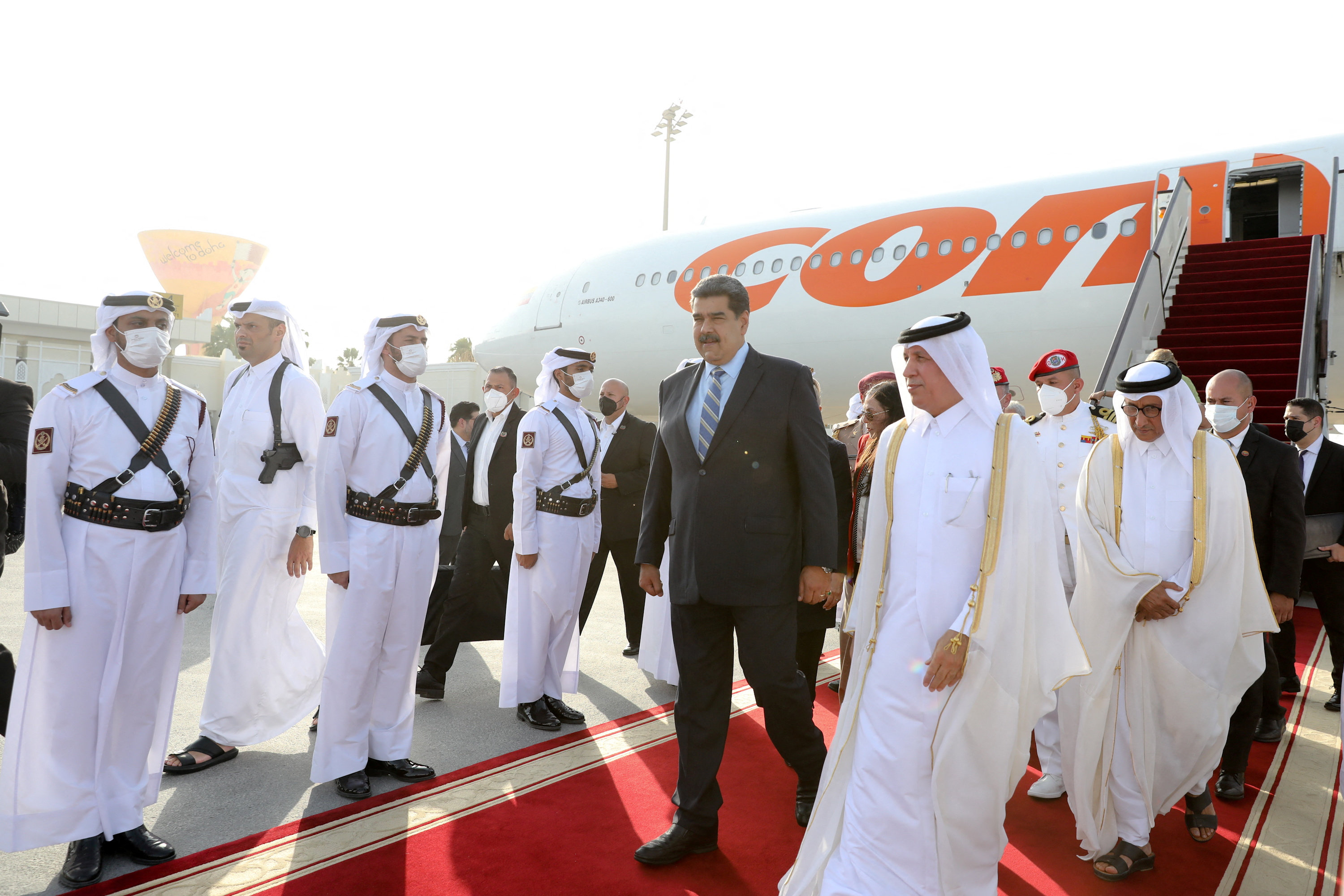 Venezuela's Maduro arrives in Qatar and will meet the emir | Reuters