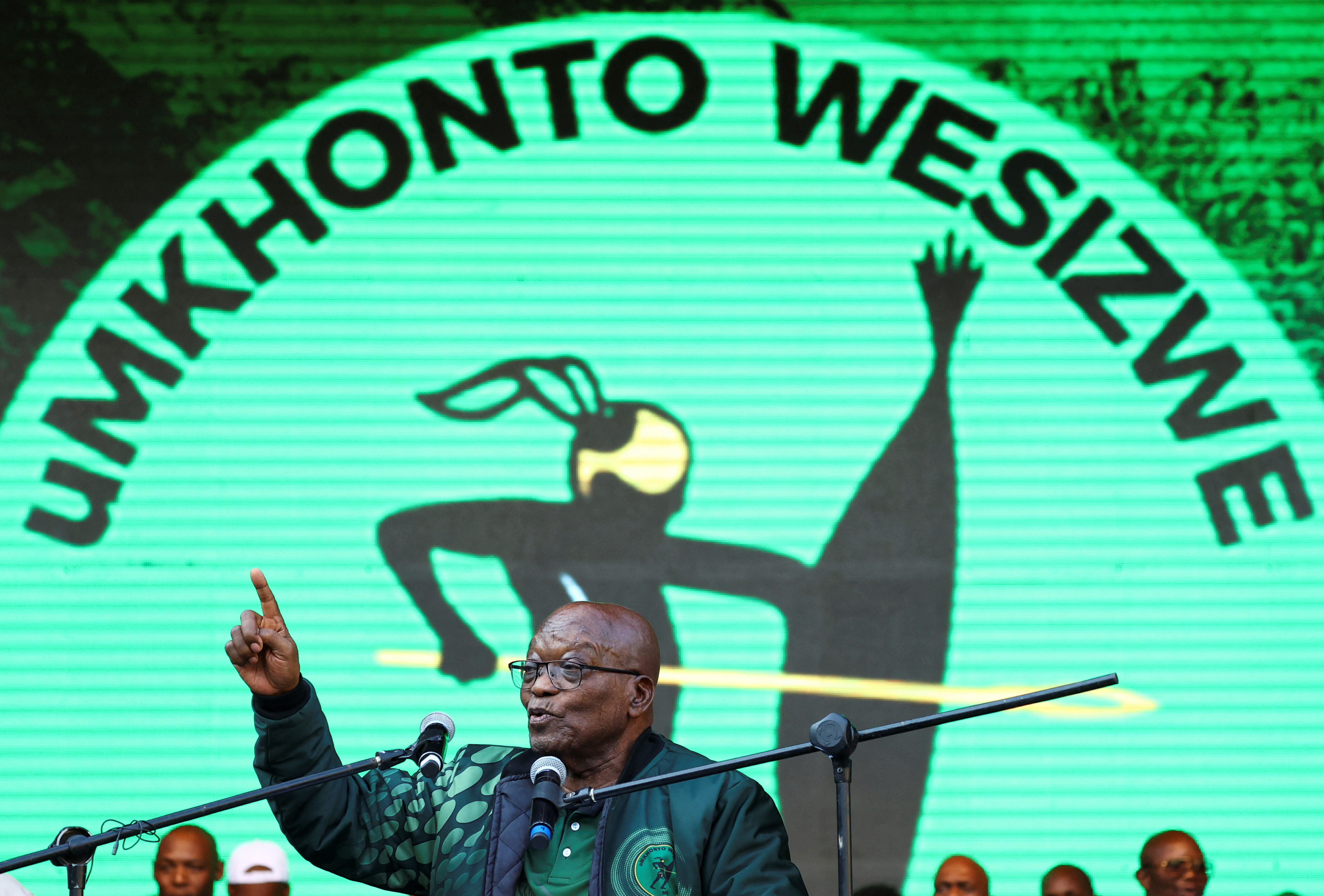 Former South African President Zuma's new party launches election manifesto