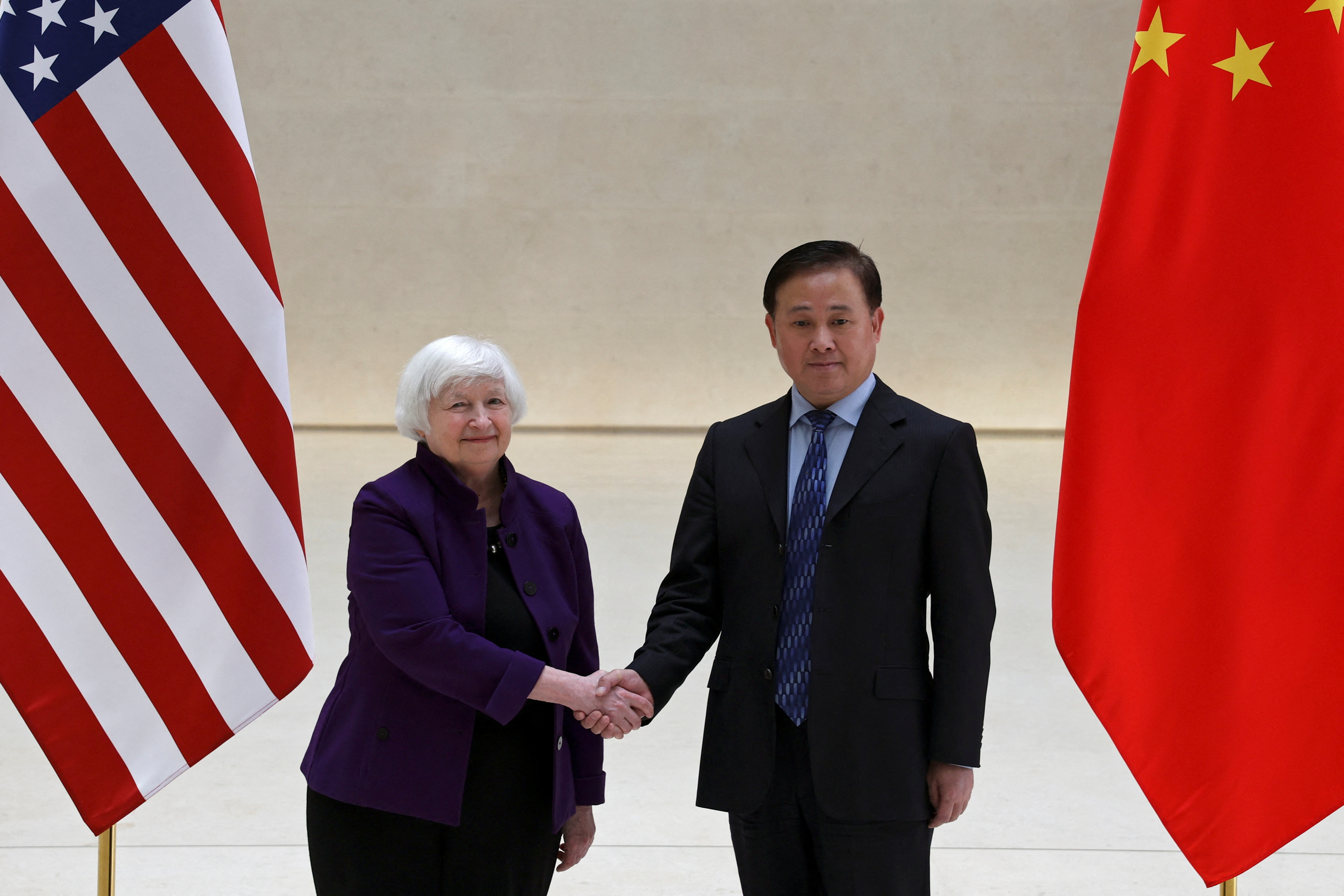 U.S. Treasury Secretary Janet Yellen in Beijing