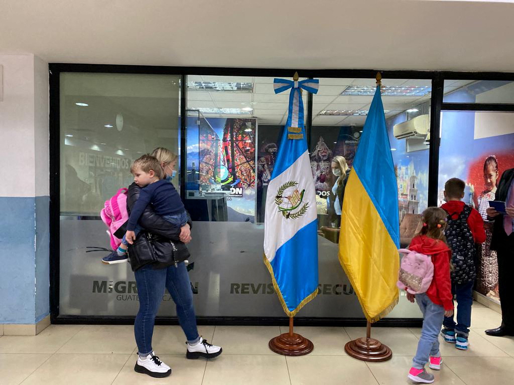 Guatemala receives first arrivals of Ukrainians fleeing conflict Reuters