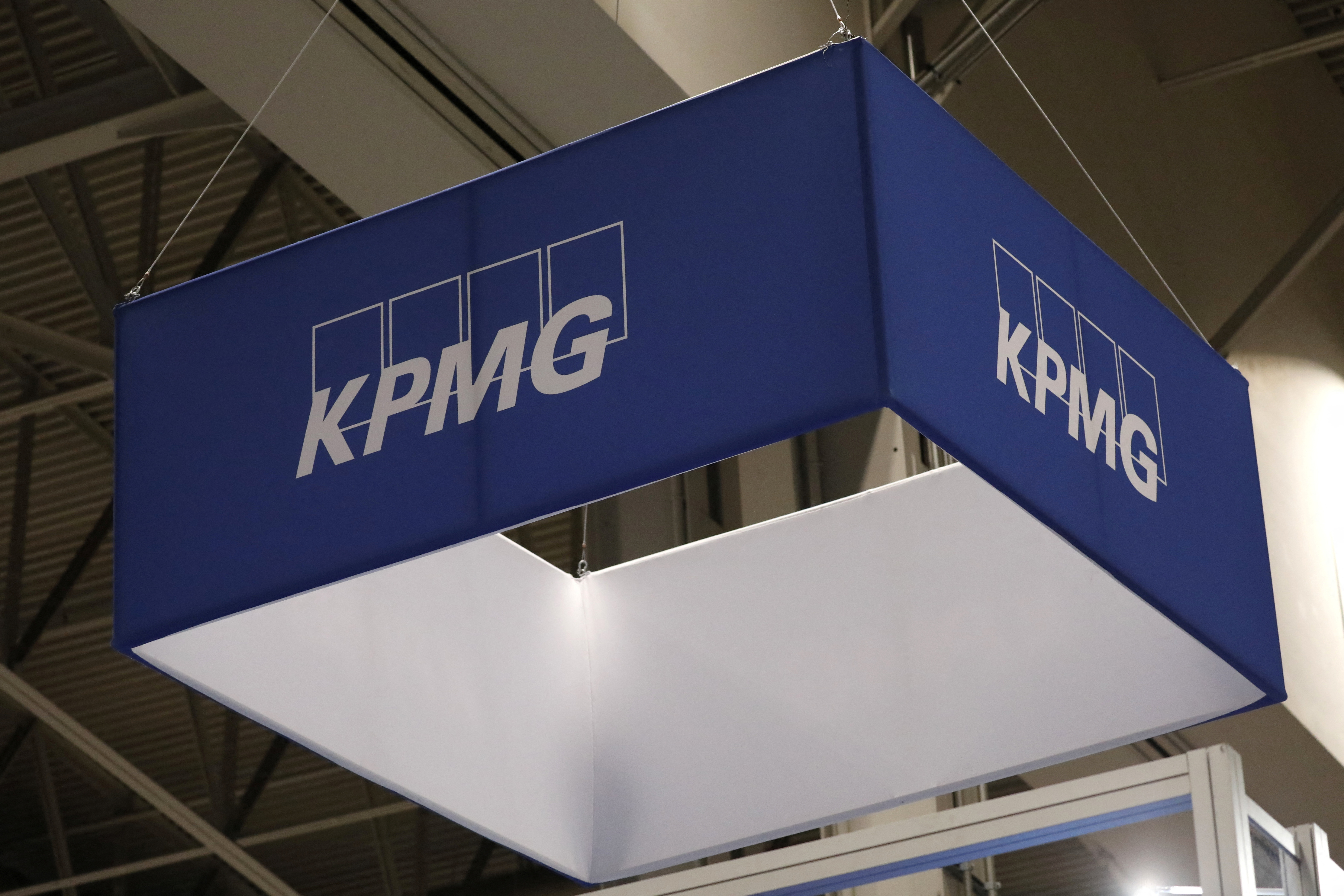 Banner for professional services network KPMG in Toronto