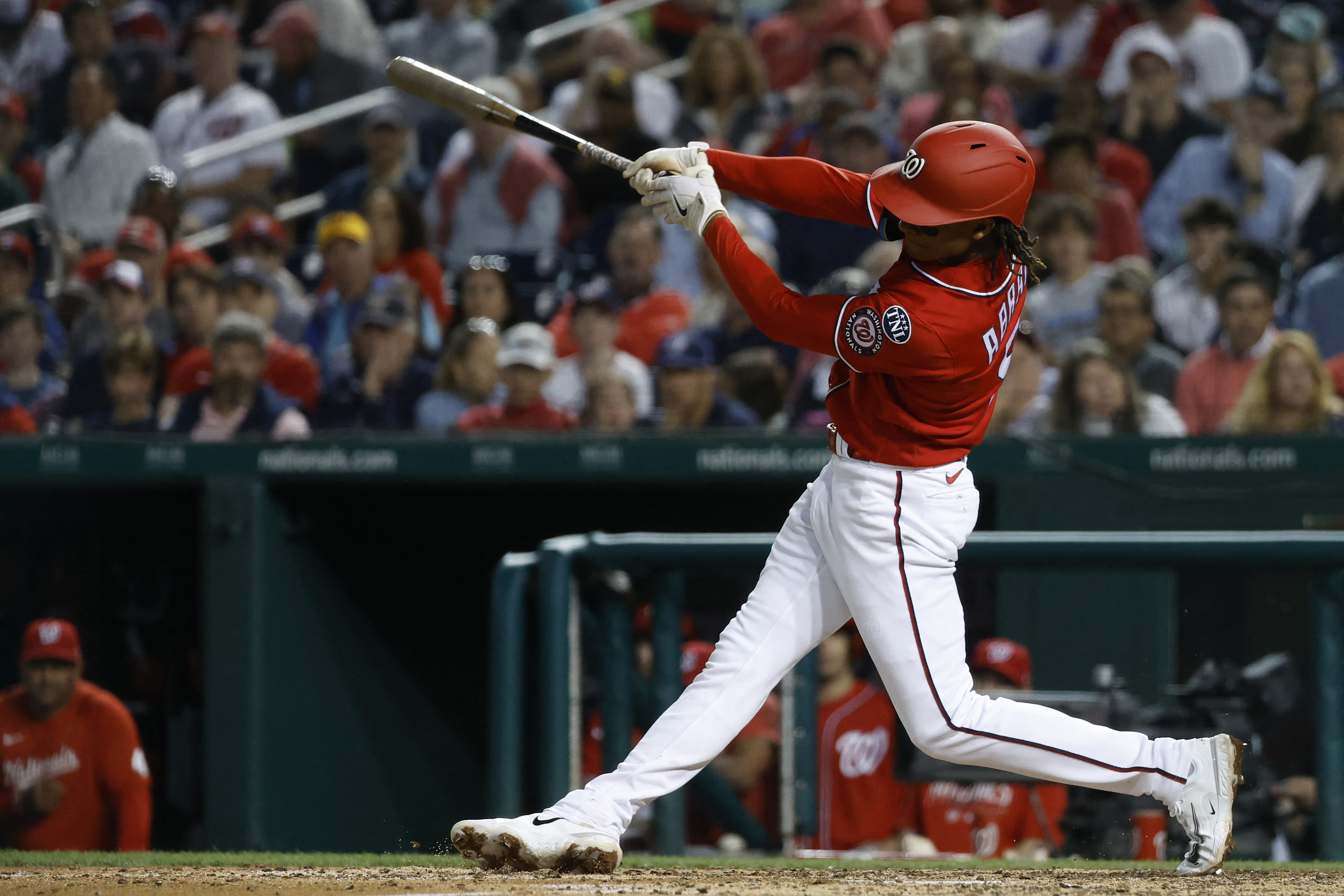 Juan Soto Split Edition Padres x Nationals Brown Red 22 Alternate