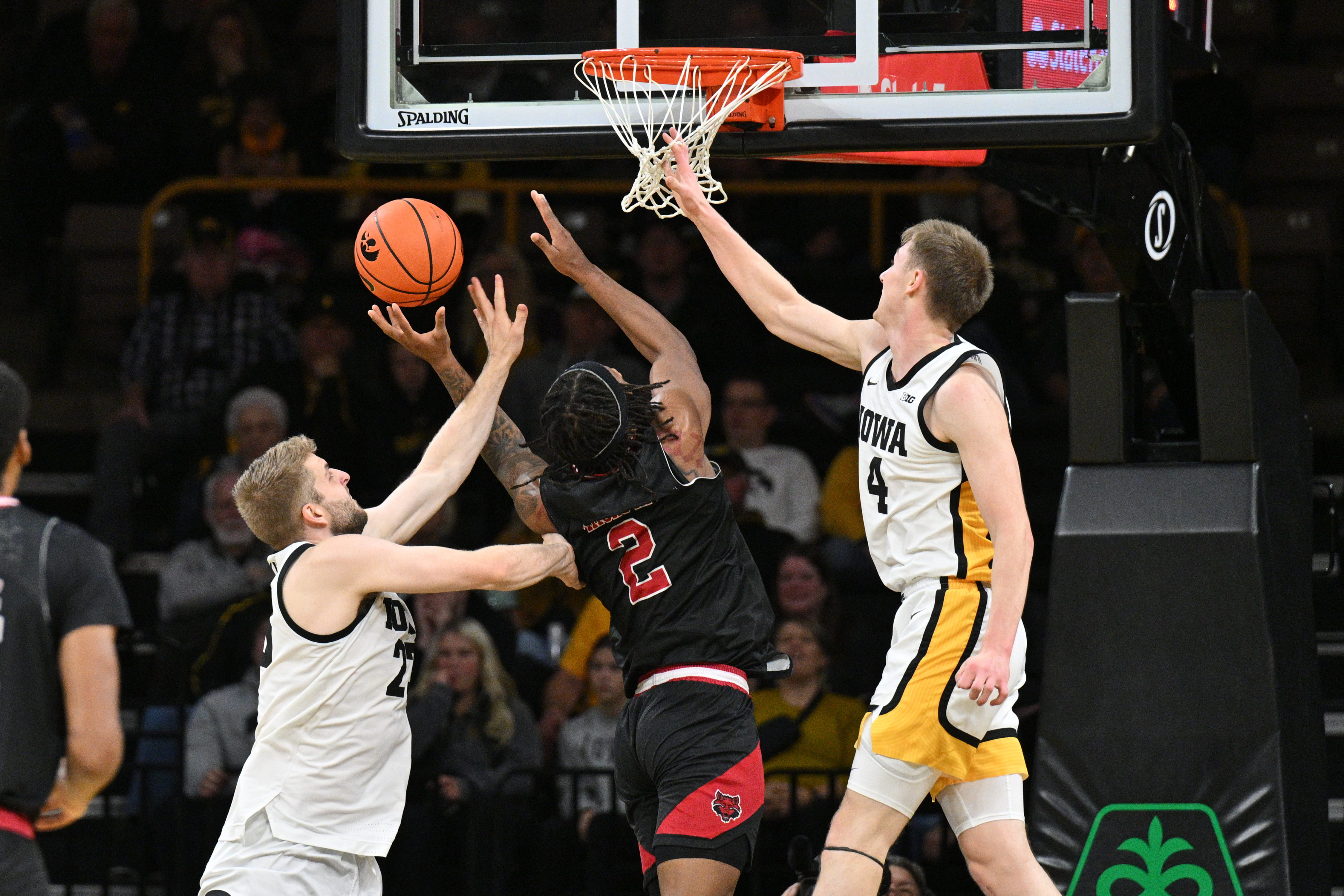 Iowa men's basketball scrapes by Arkansas State, 88-74, in game