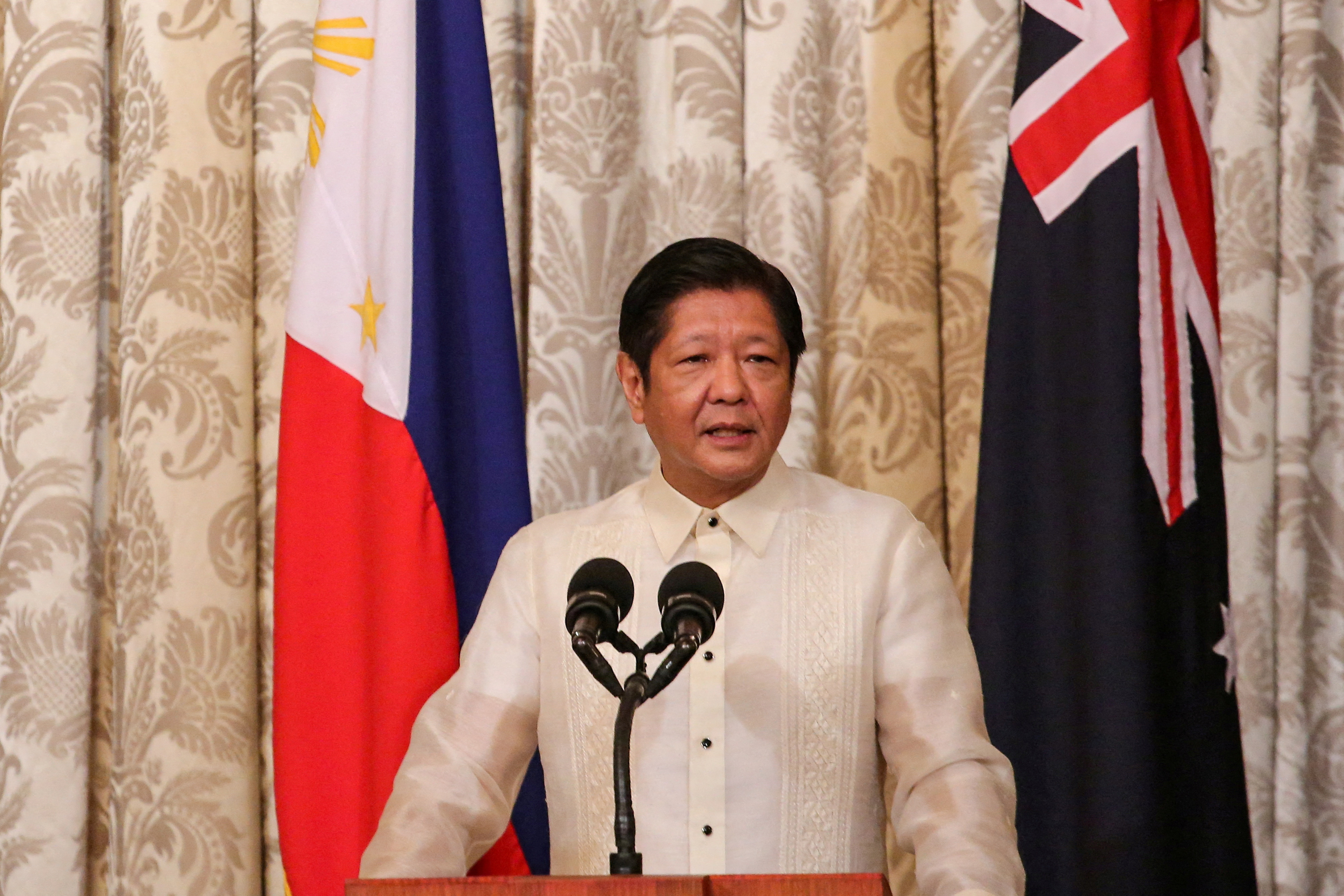 Marcos recebe primeiro-ministro australiano em visita oficial às Filipinas