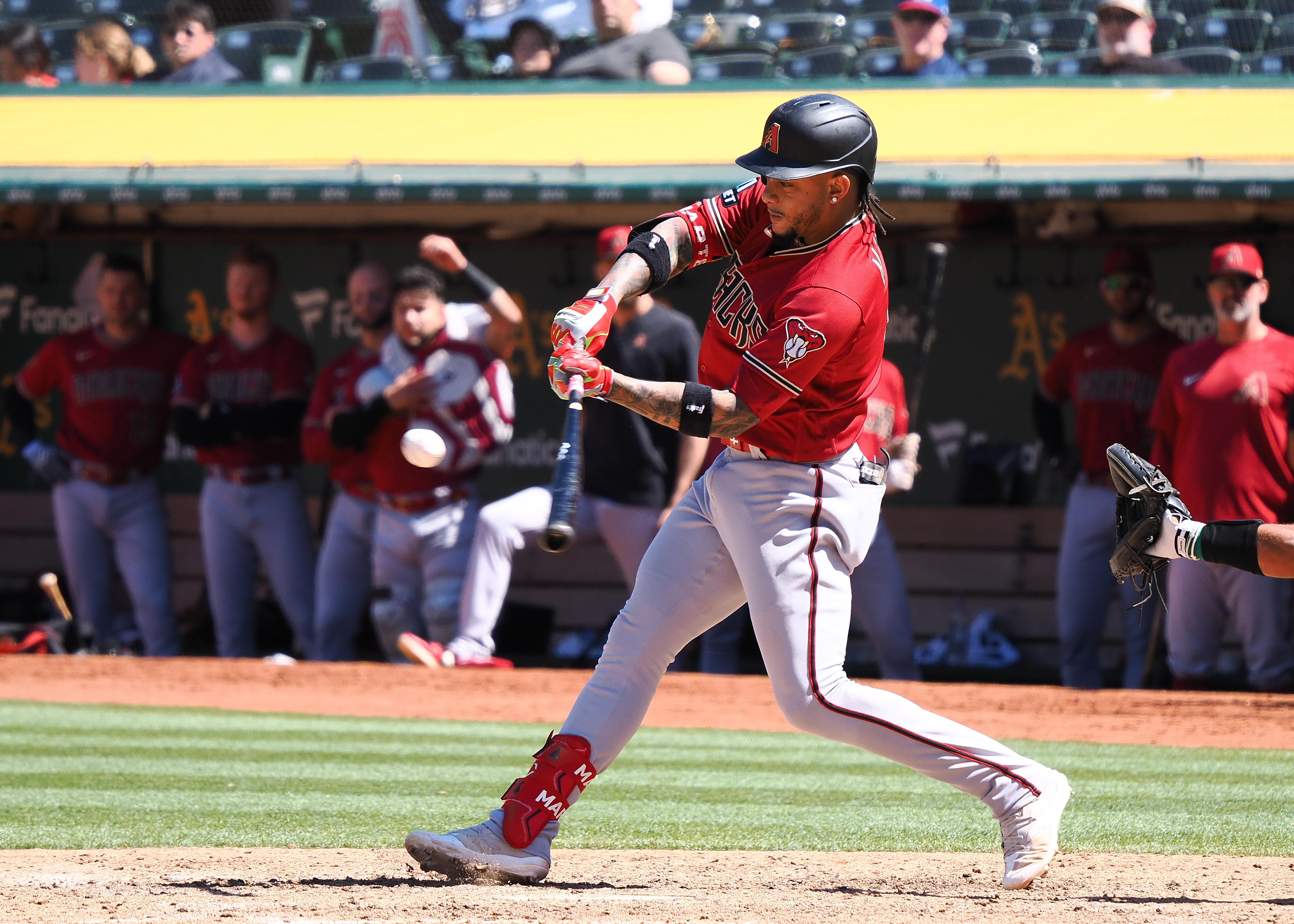 Lourdes Gurriel Jr. go-ahead run Arizona Diamondbacks Oakland