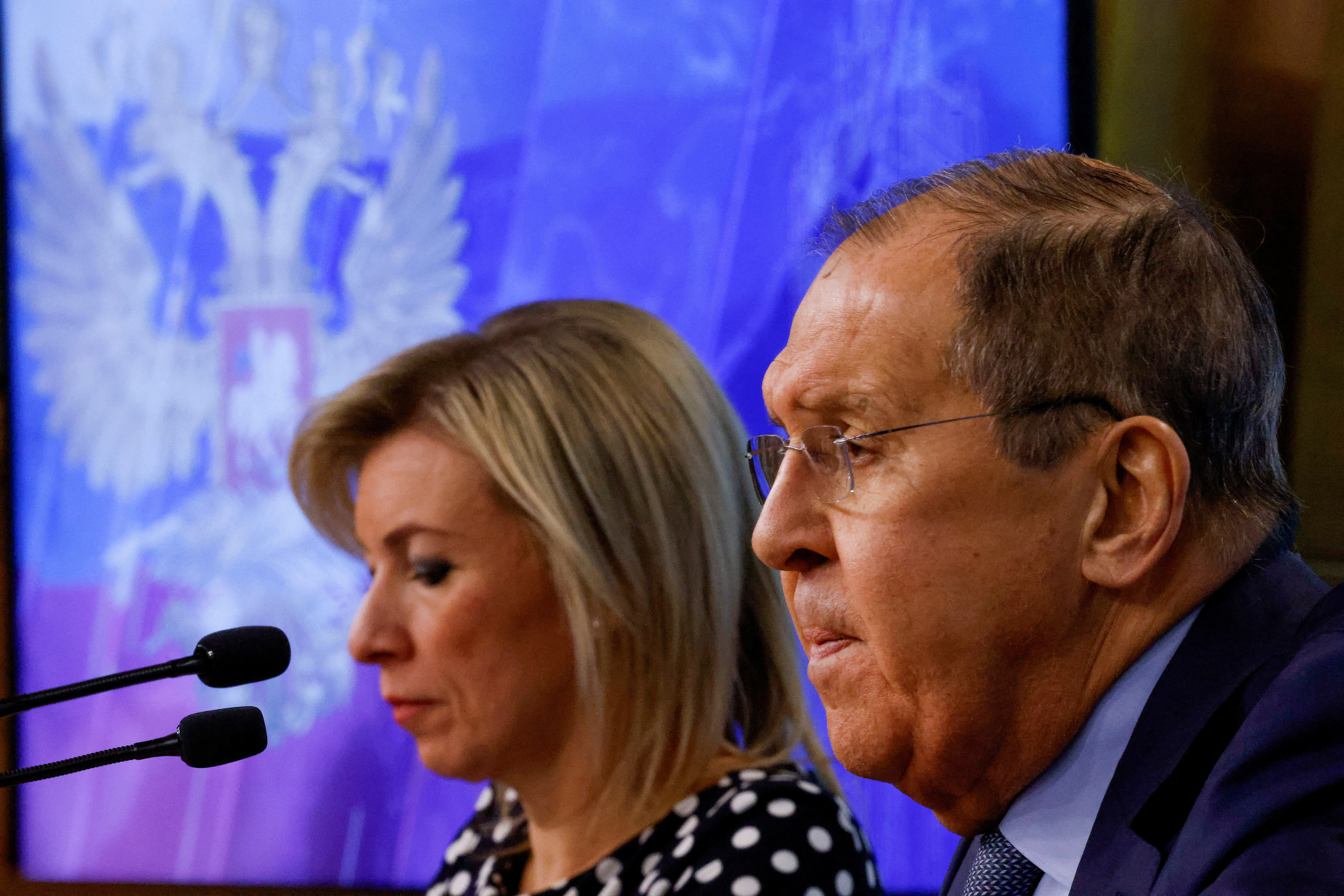 Russia's Foreign Minister Lavrov holds annual press conference in Moscow