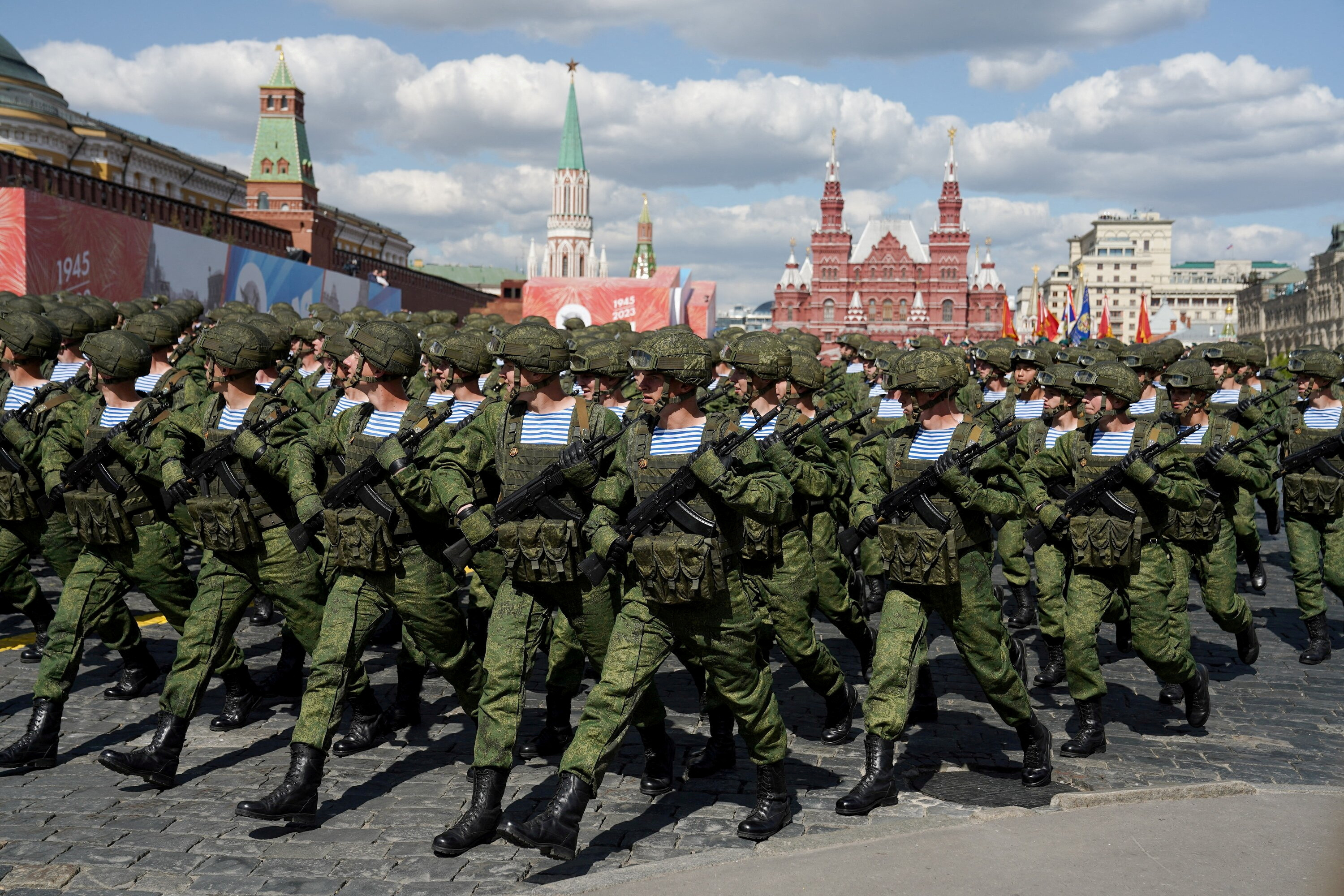 russian military parade red square