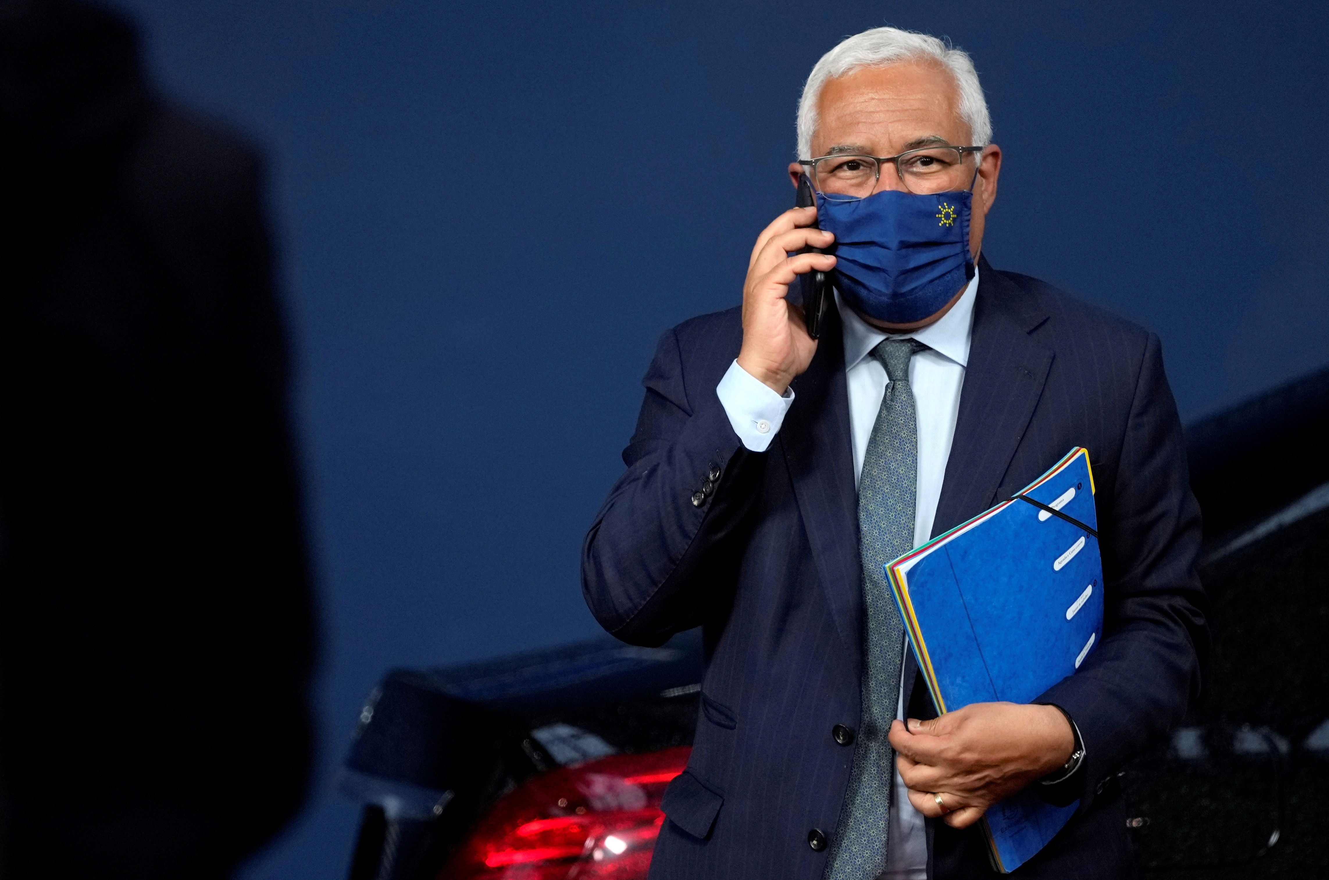 Portugal's Prime Minister Antonio Costa arrives for an EU summit in Brussels