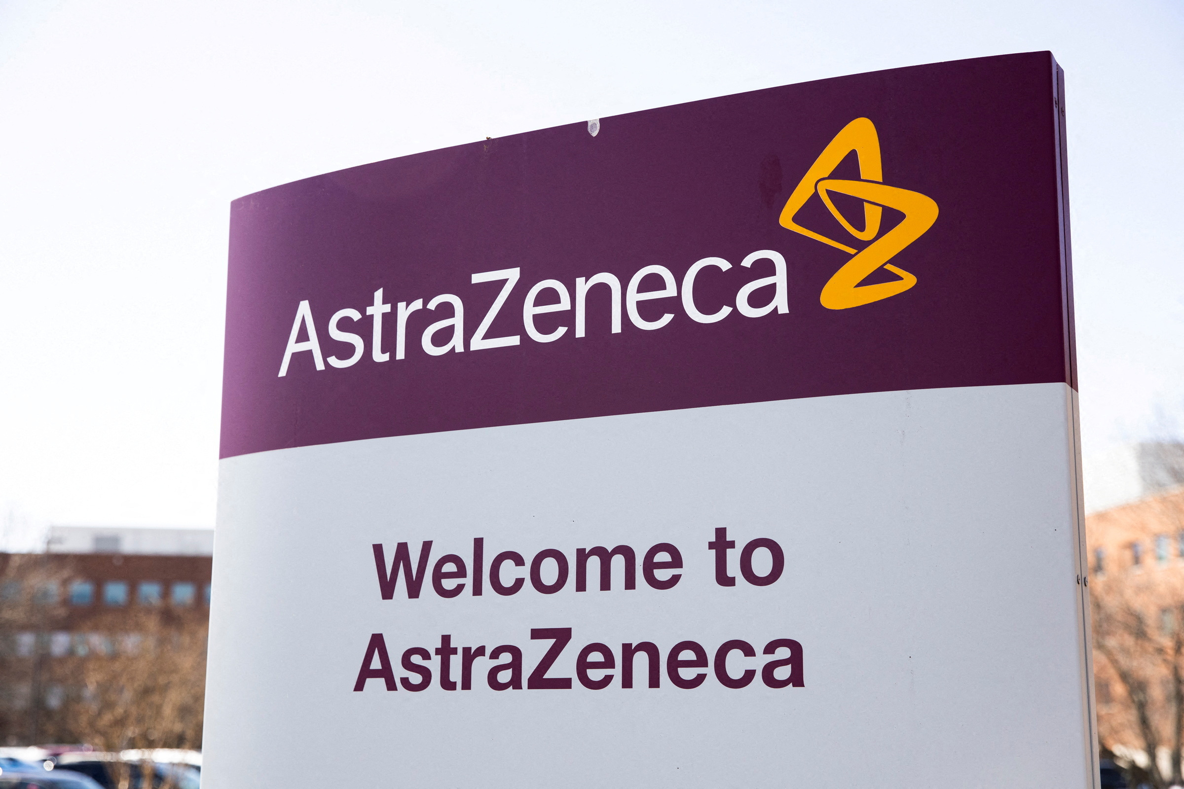 Fotos externas da sede da AstraZeneca na América do Norte