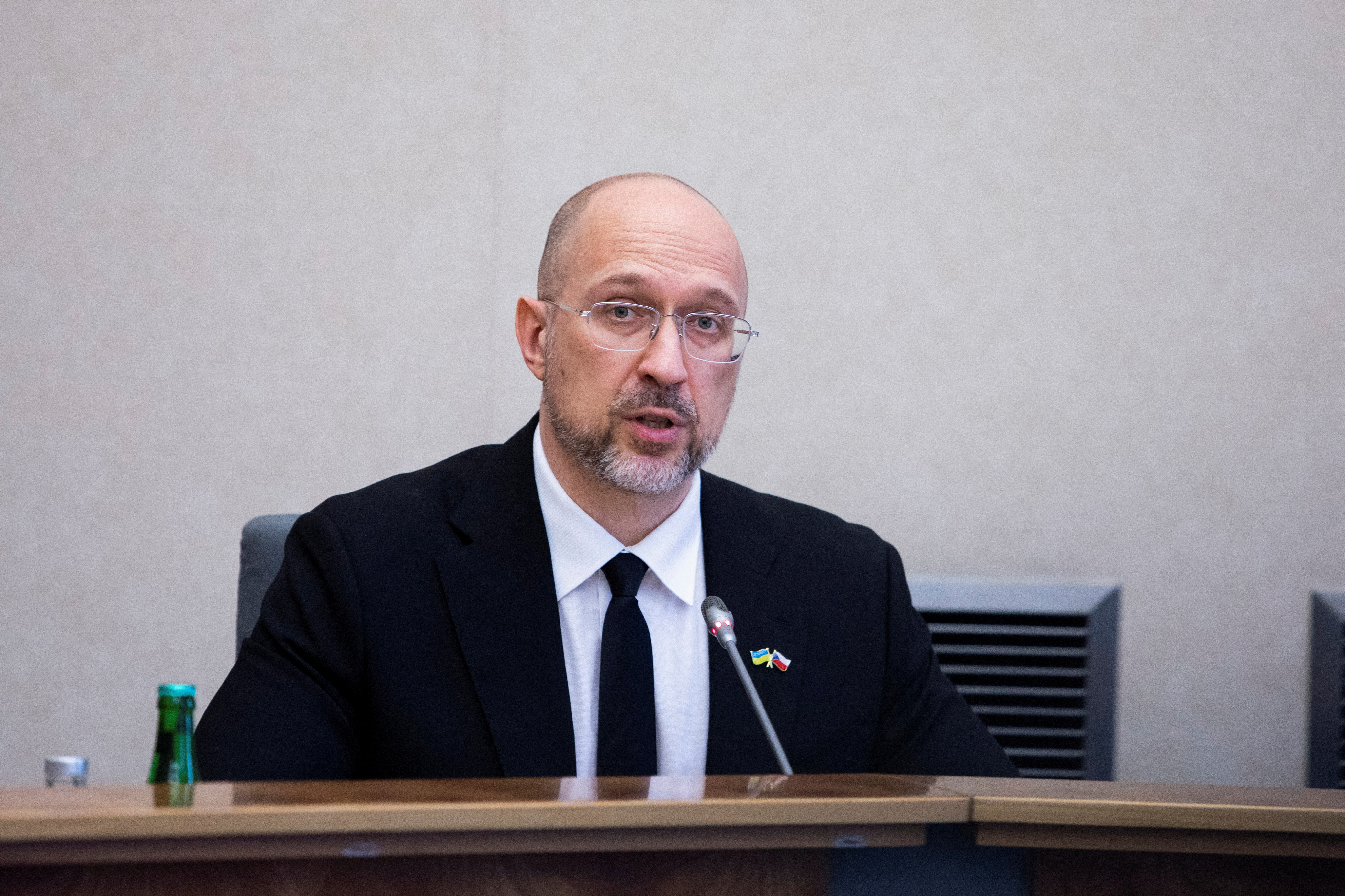 Czech and Ukrainian joint meeting of heads of government in Prague