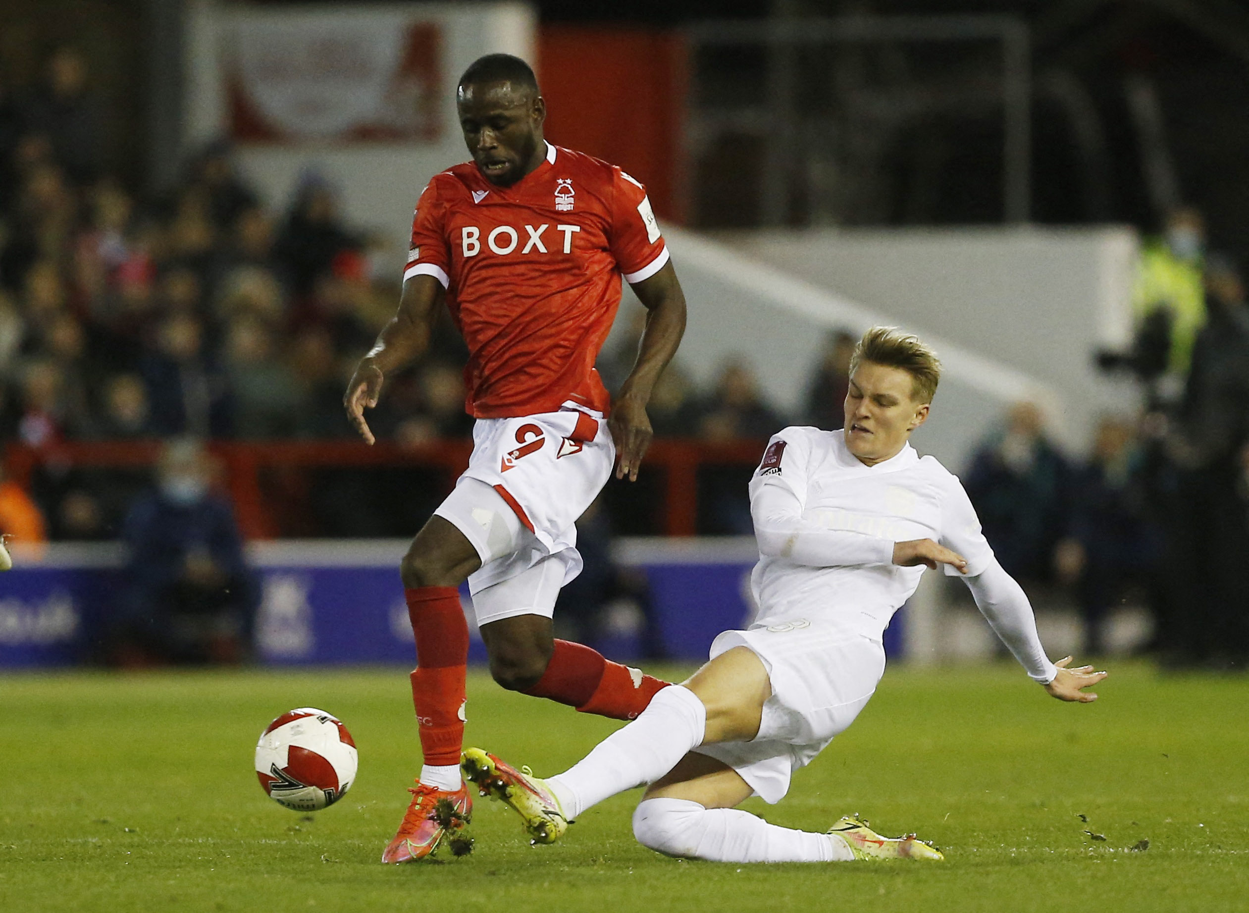 Why are Arsenal wearing an all-white kit vs Nottingham Forest in the FA  Cup?