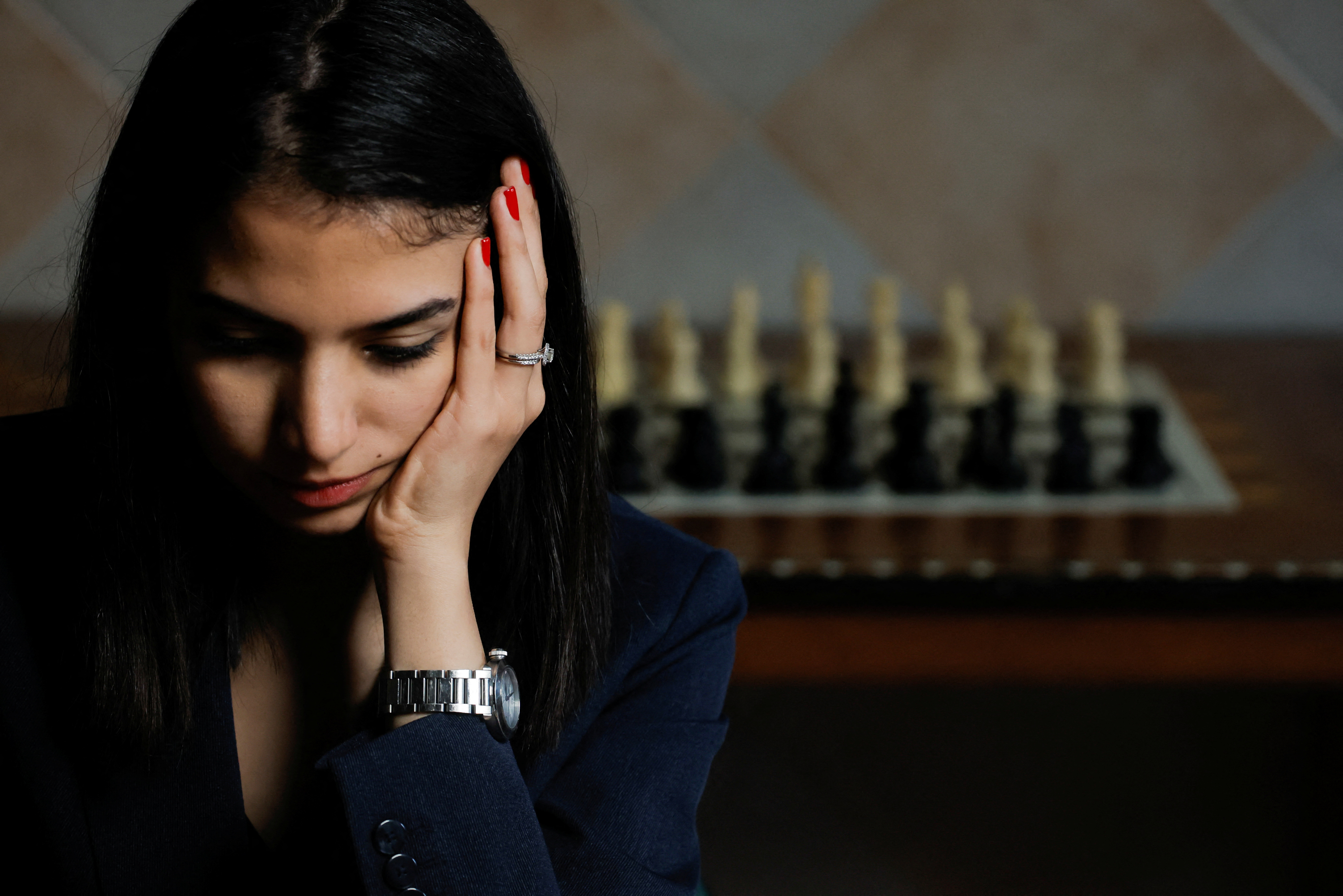 After Competing Without a Hijab, a Top Iranian Chess Player Won't