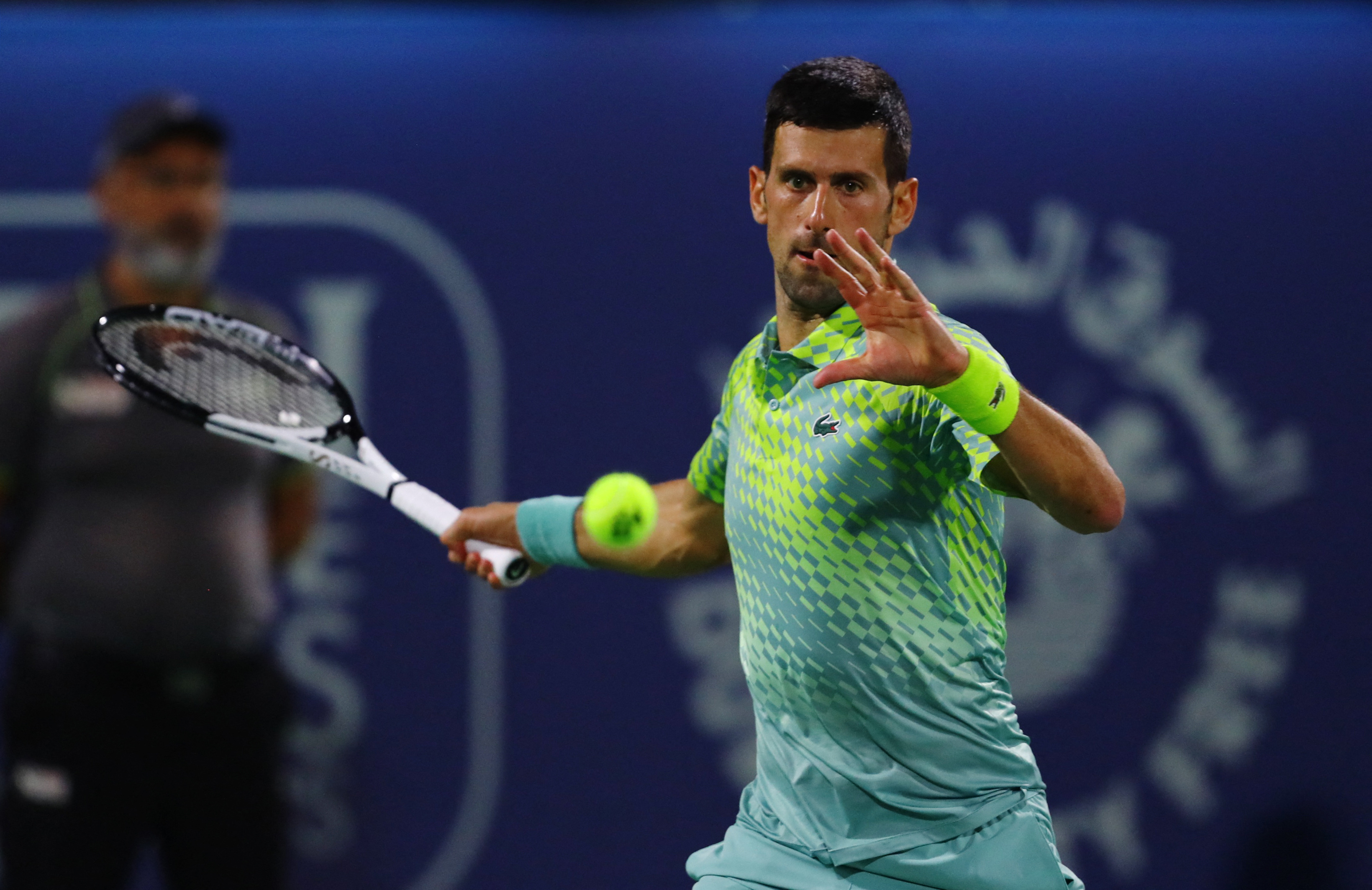 Djokovic labours to victory over Machac on return to action in Dubai