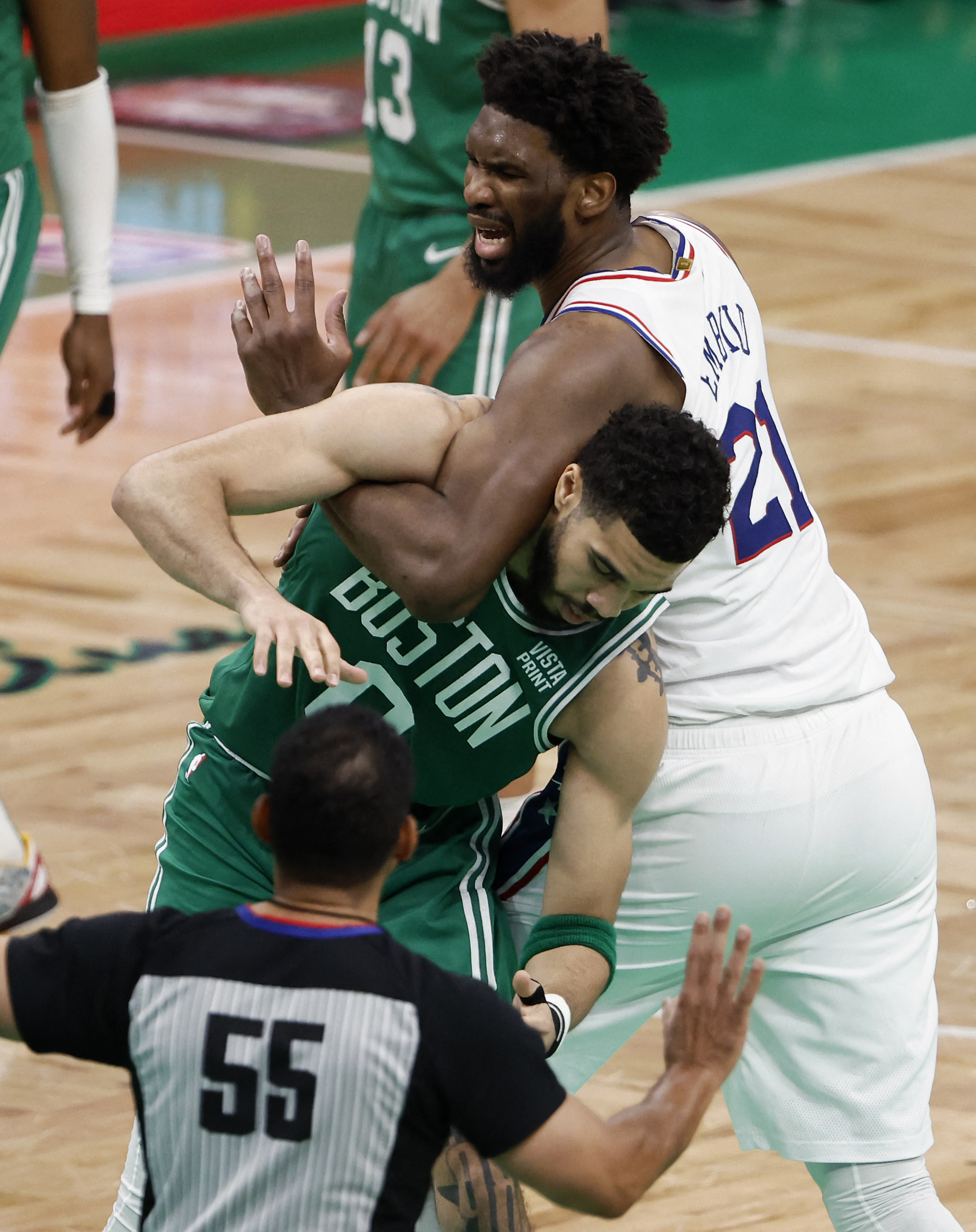 Jayson Tatum Boston Celtics Unsigned Game 7 Layup vs. 76ers