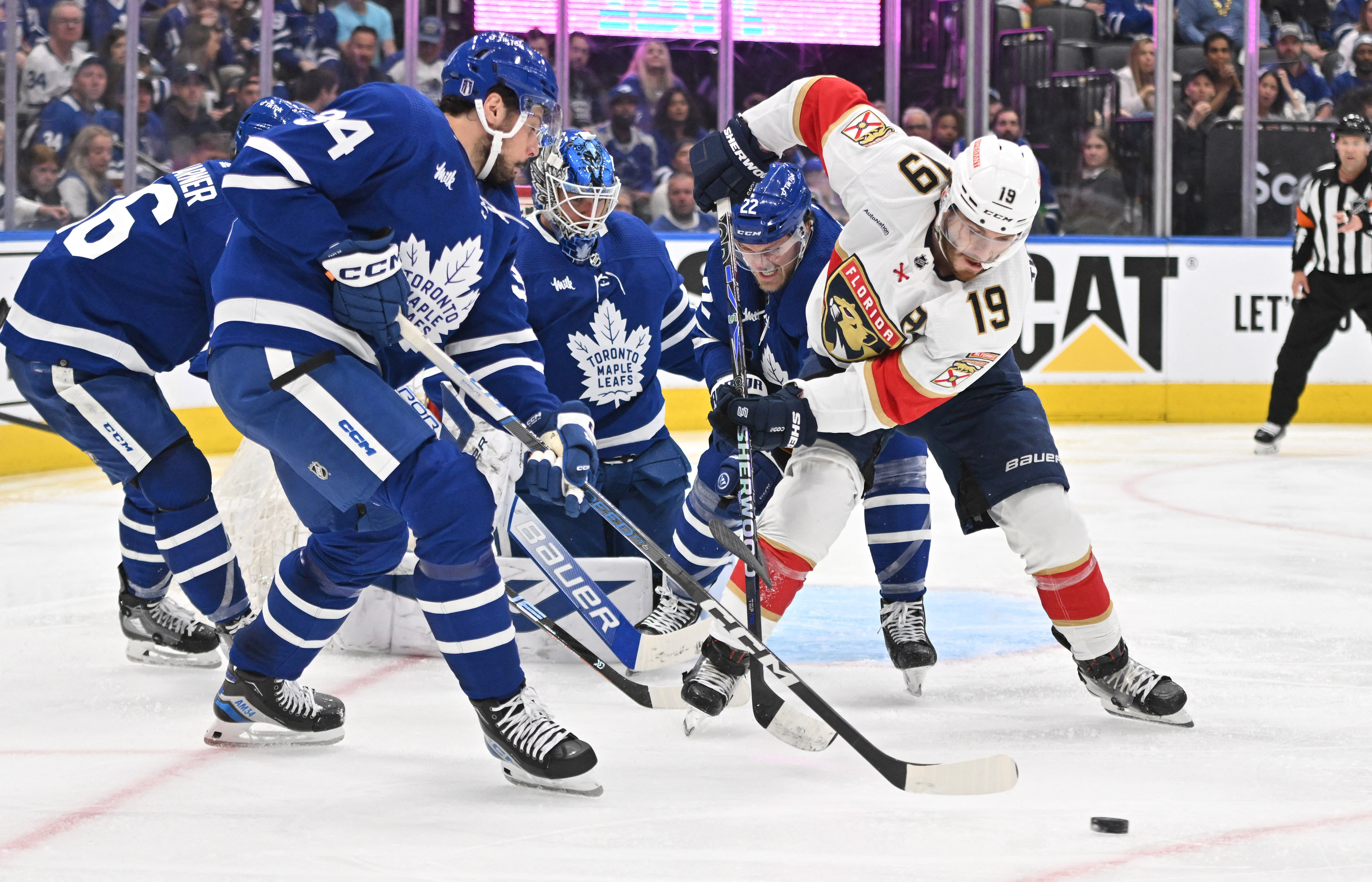 Maple Leafs eliminated from playoffs as Panthers' Cousins scores