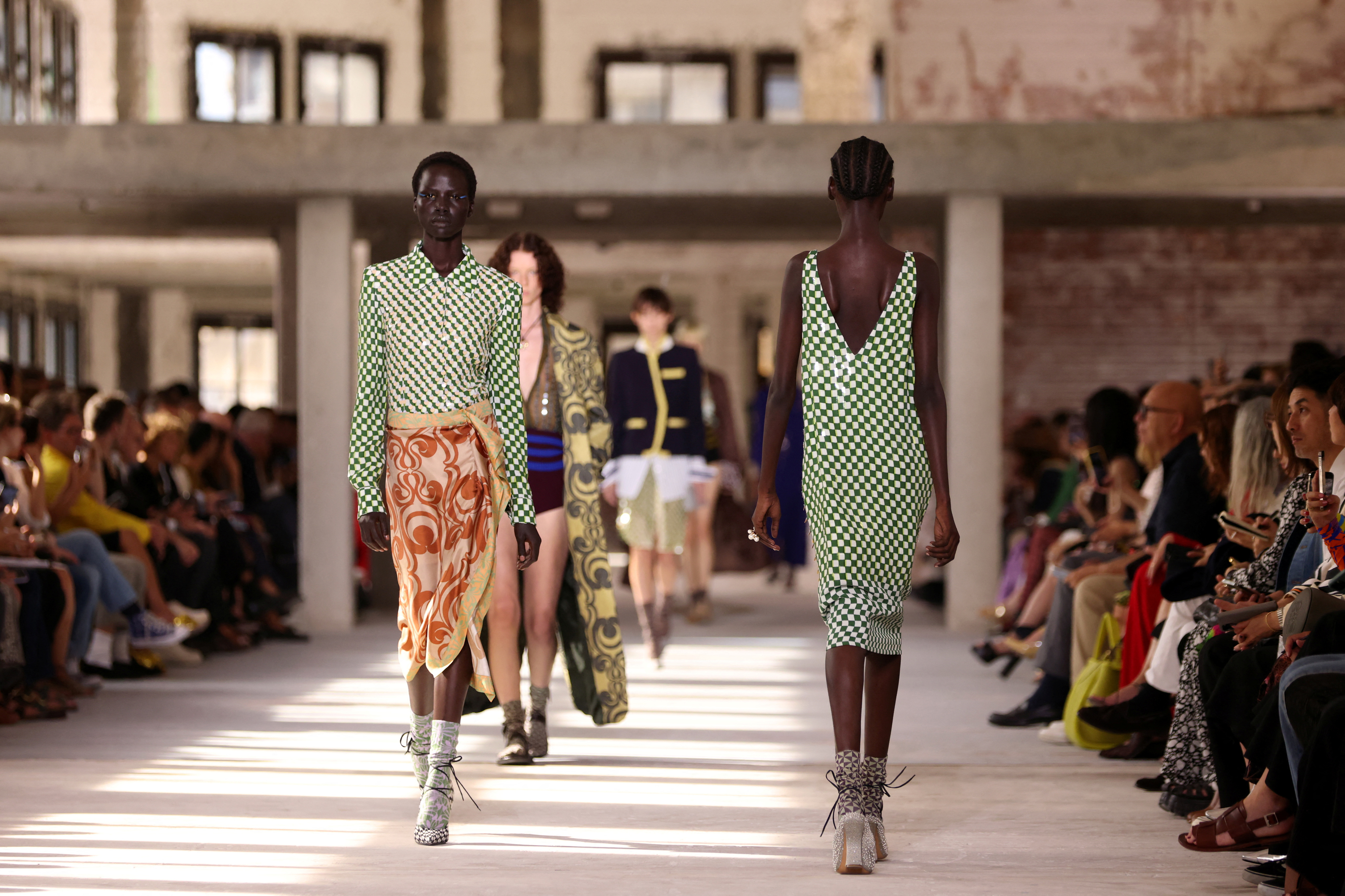 Dries Van Noten shows layered tailoring at Paris Fashion Week