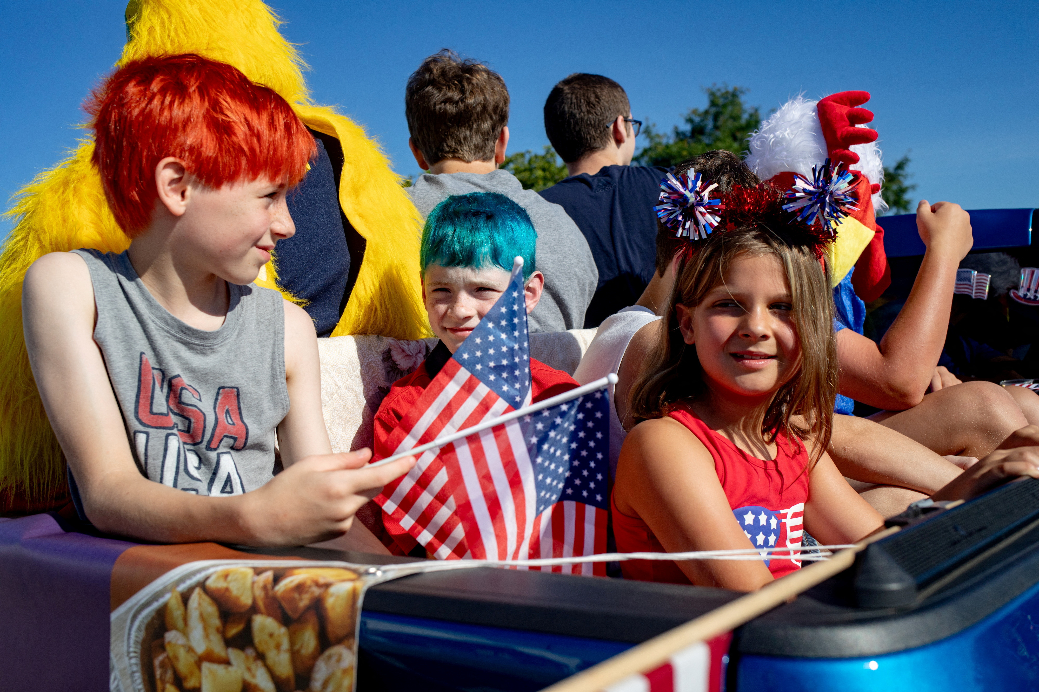 People celebrate the Fourth of July across the country
