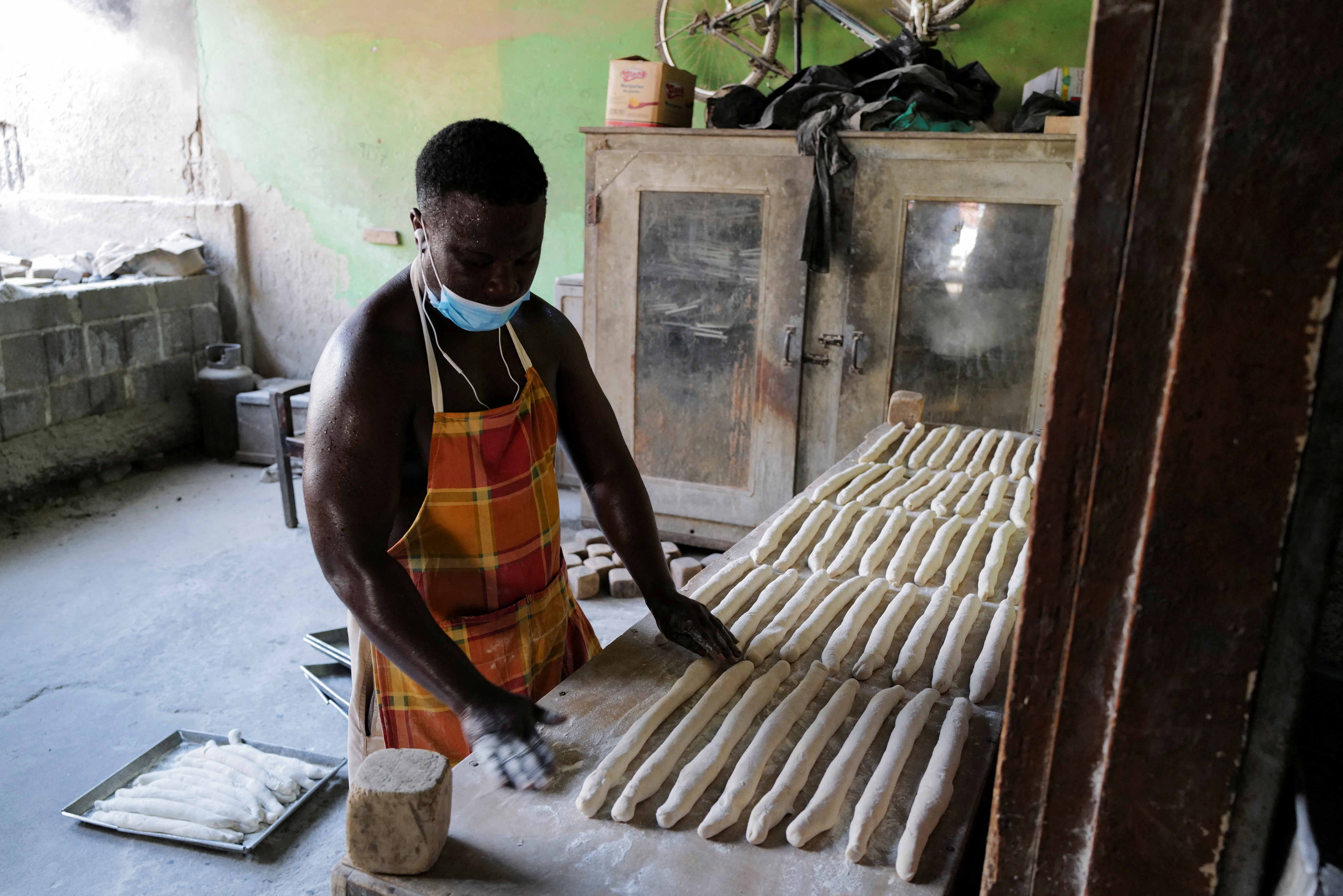 Bread making at Bethel Brothers Bakery in Accra