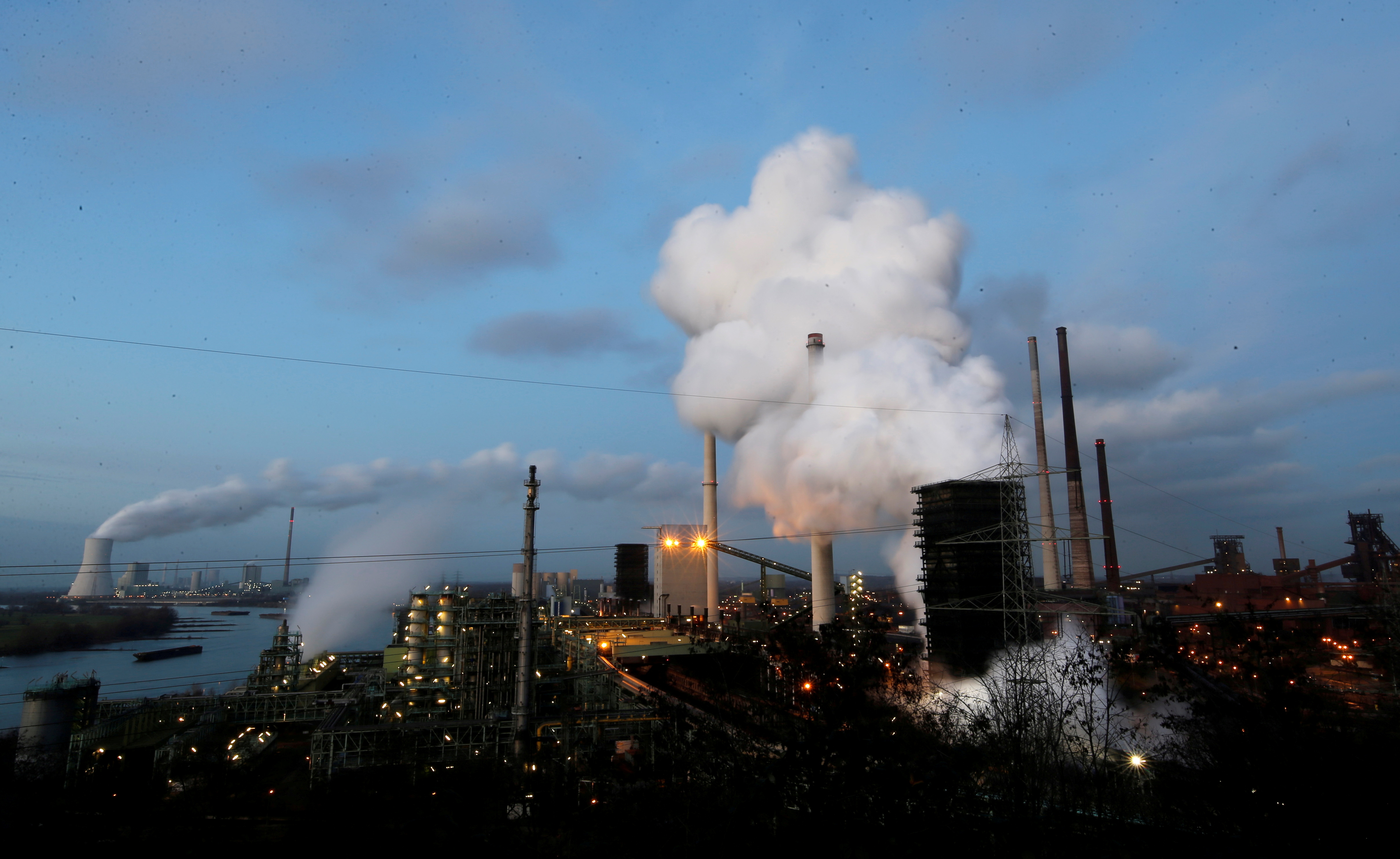 FILE PHOTO: ThyssenKrupp AG steel plant in Duisburg