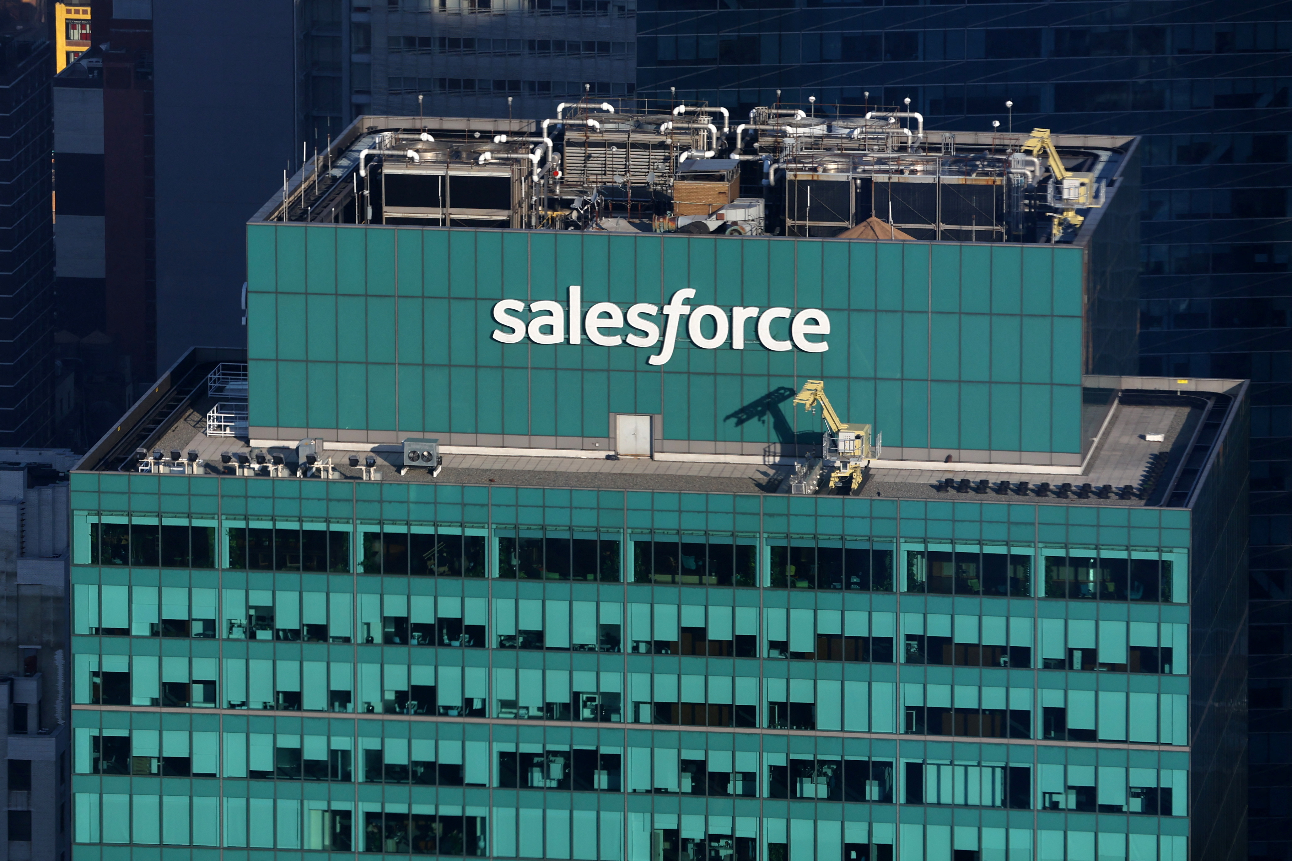 Salesforce building in Manhattan in New York City