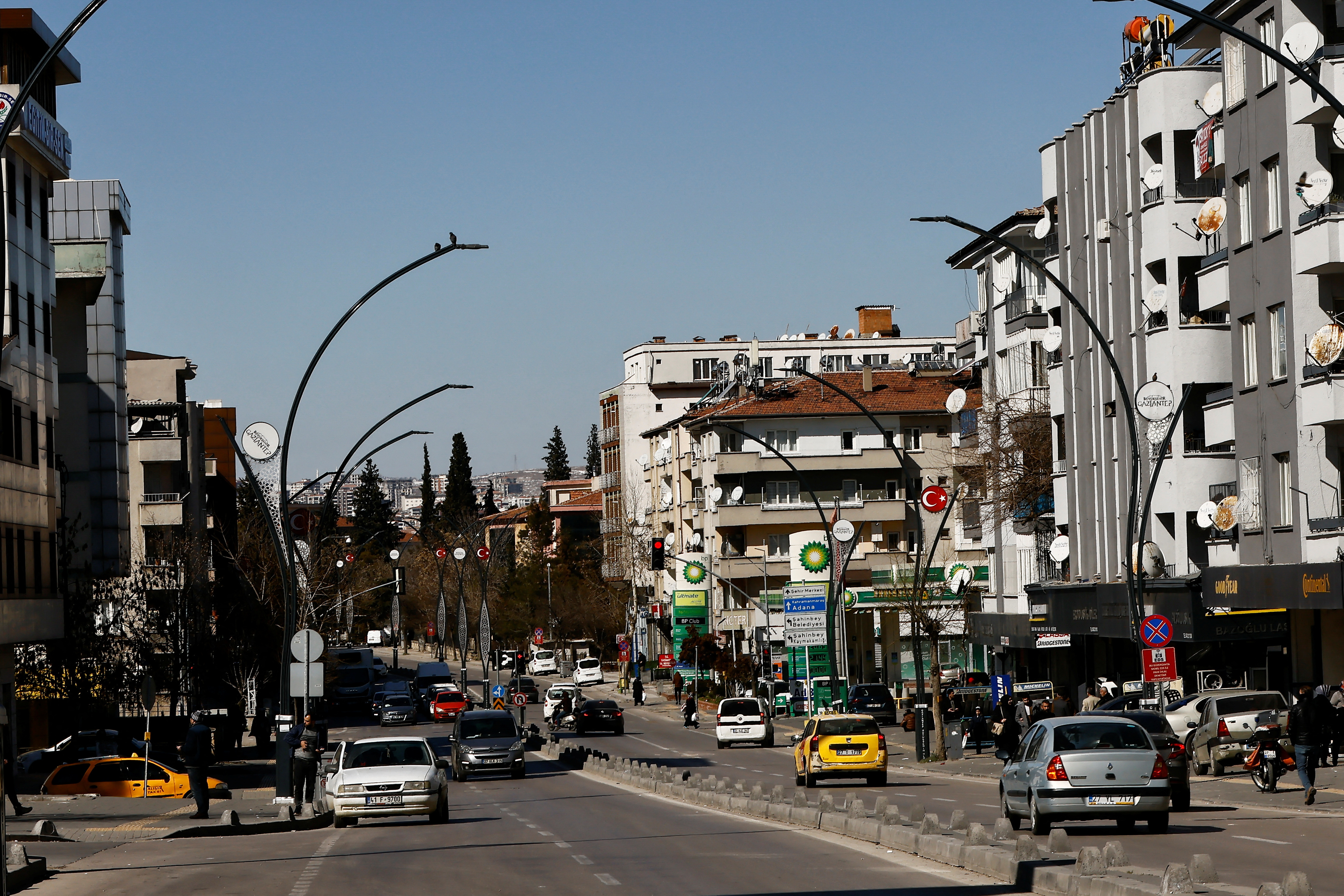 A view of a street in Gaziantep