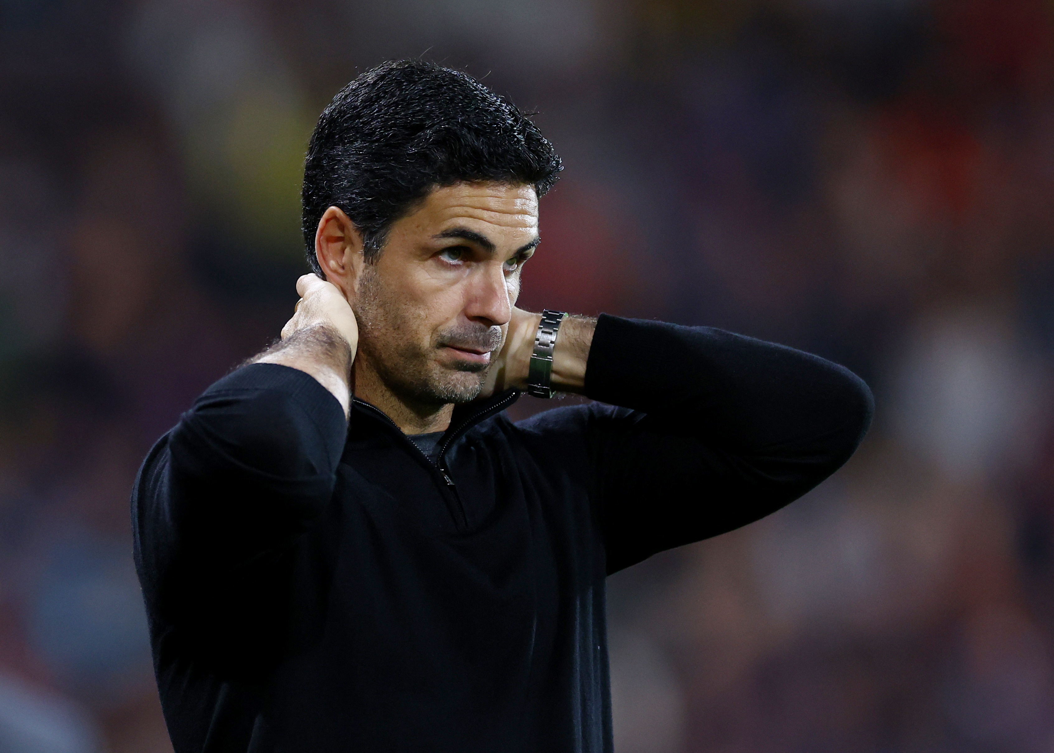 Error-prone Arsenal made to pay for Saliba red card, says Arteta | Reuters