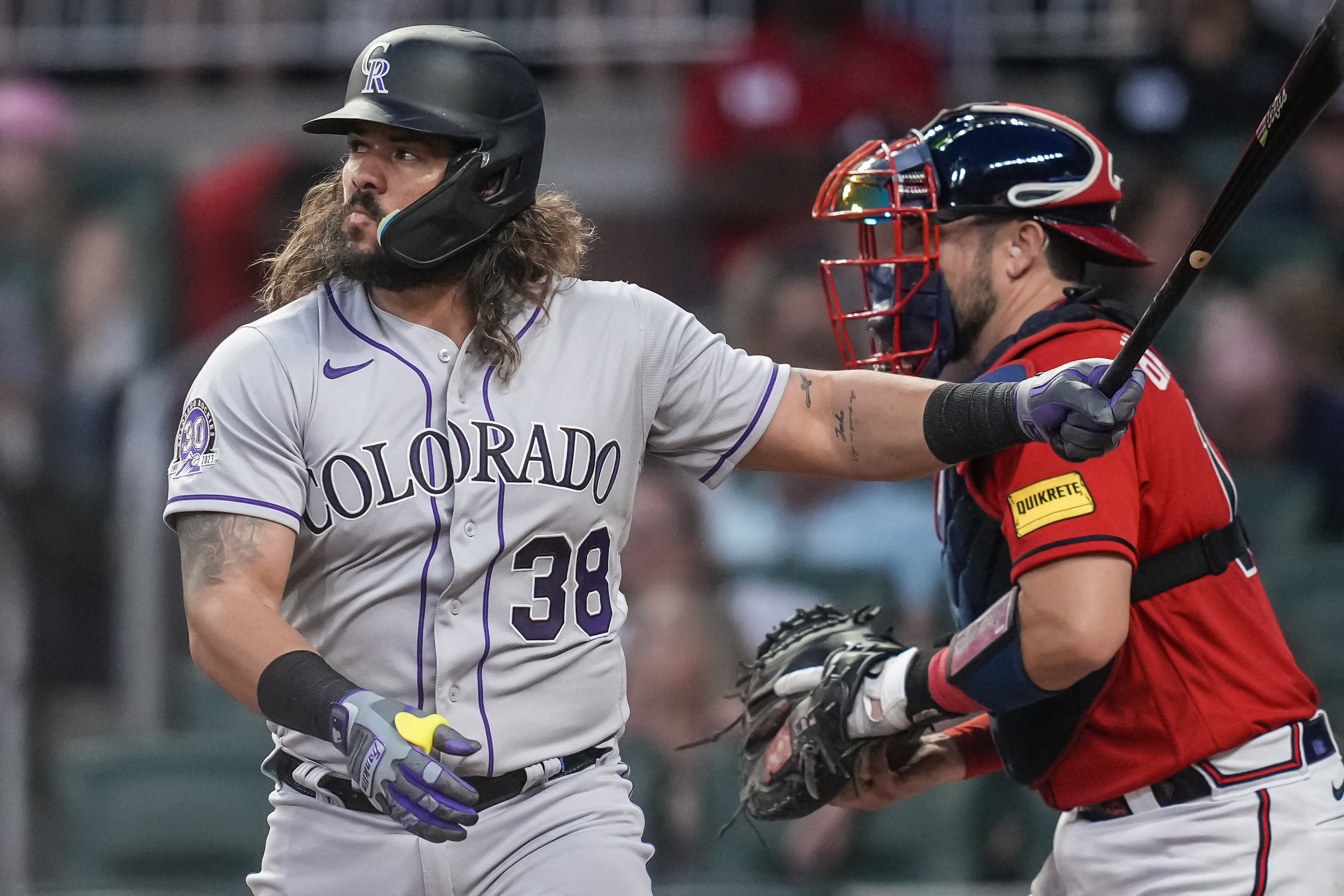 D'Arnaud's grand slam, 6 RBIs power Braves past Rockies 13-6