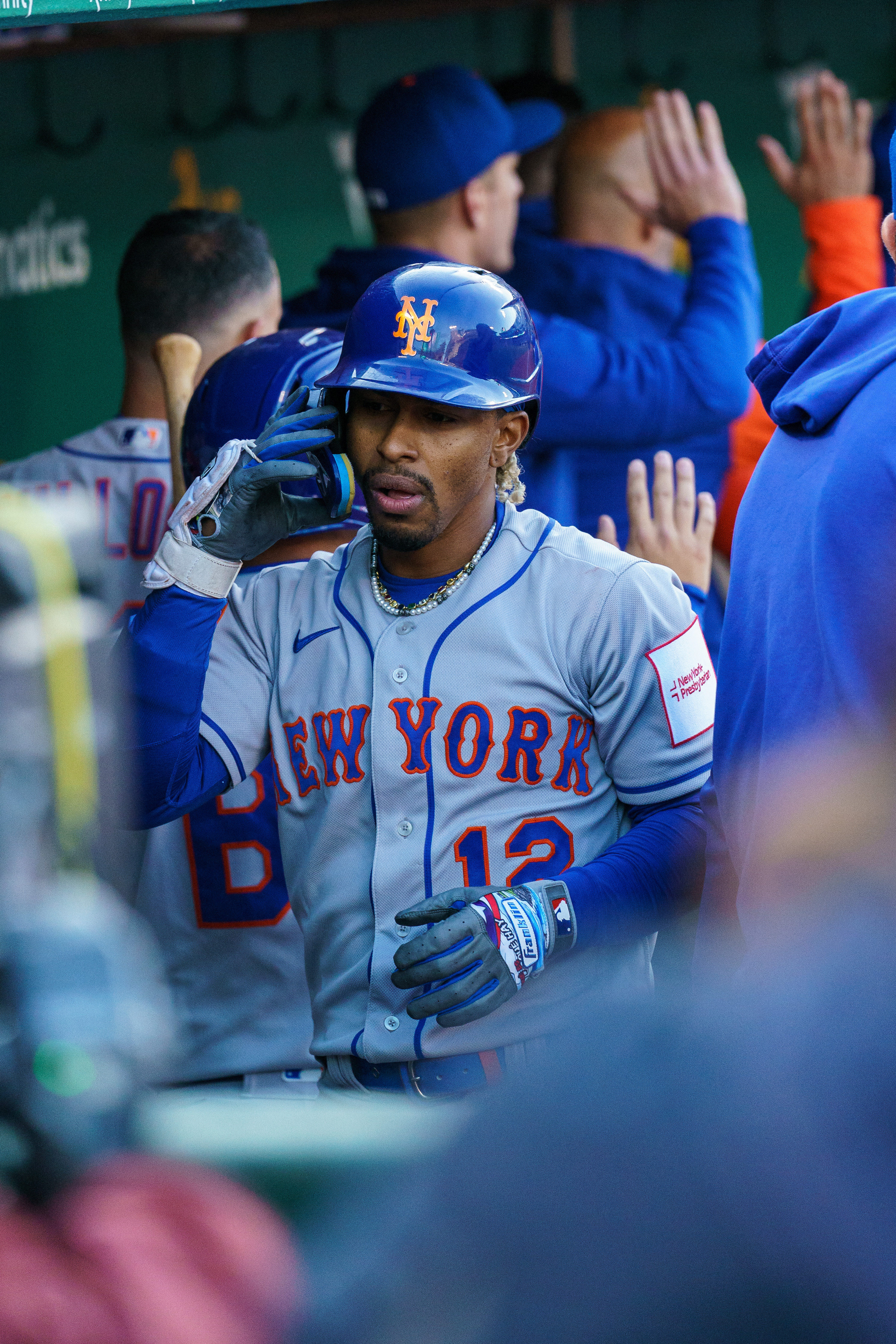 Mets walked 17 times by A's pitchers in 17-6 romp