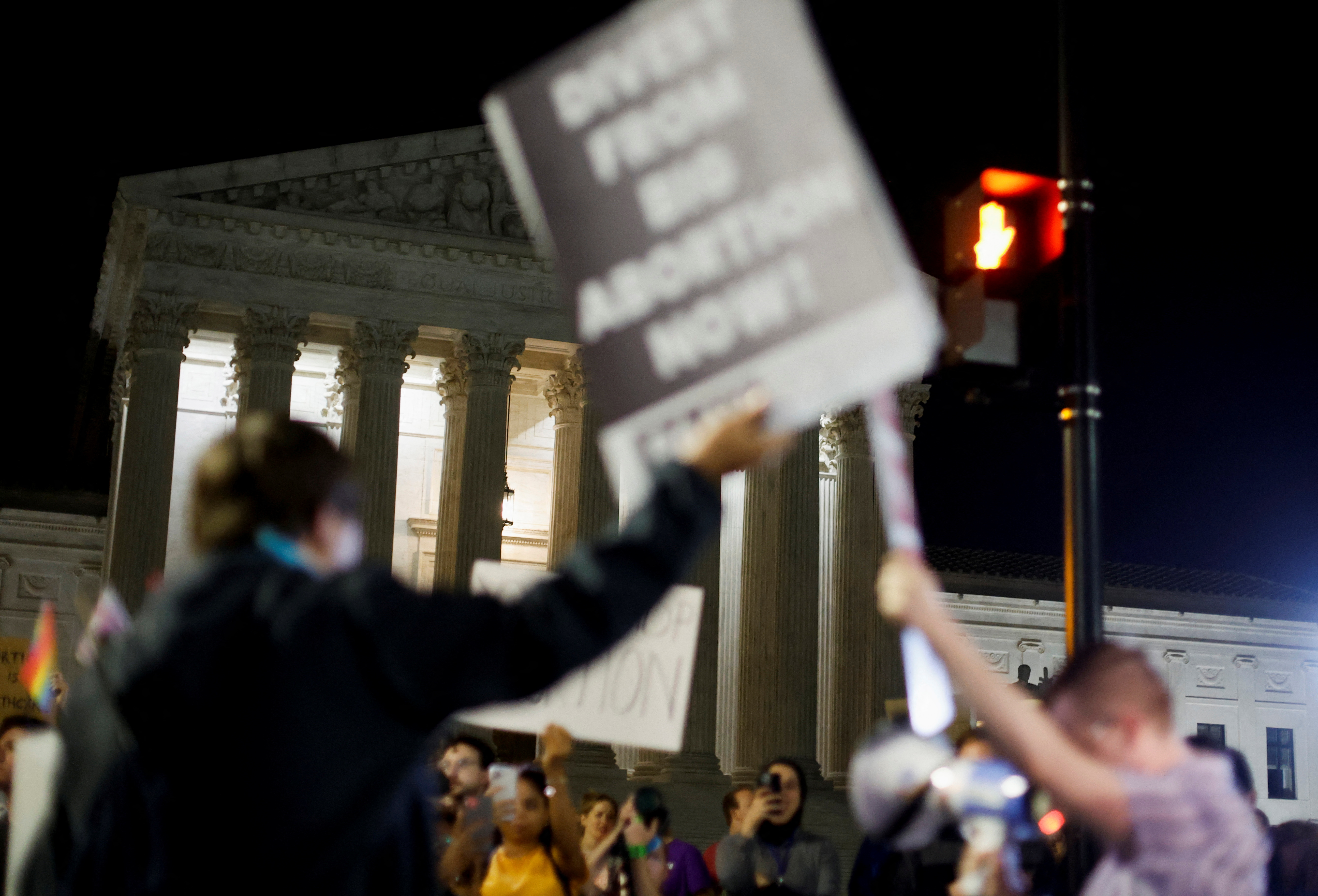 TikTokers are sending hangers to the Supreme Court. Abortion rights  activists say that goes too far.