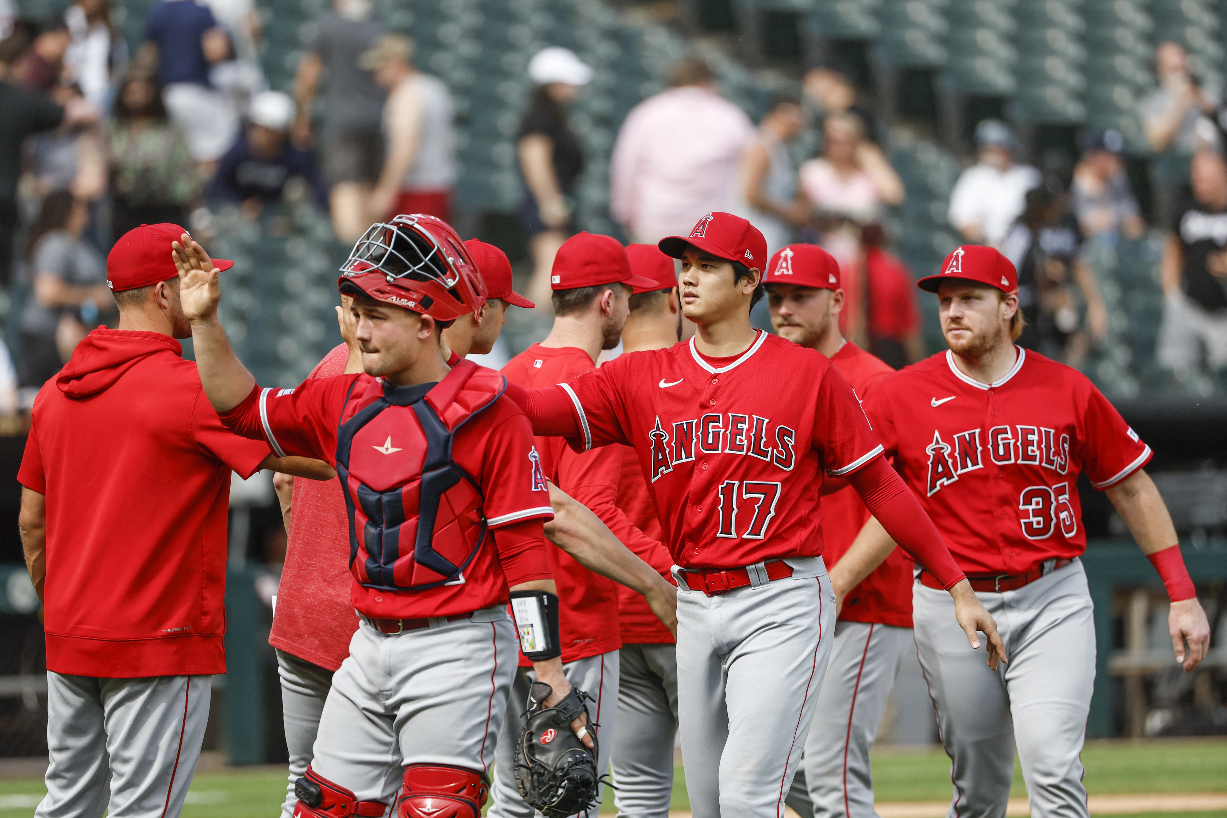 Shohei Ohtani homers twice as Angels rout White Sox - Los Angeles Times