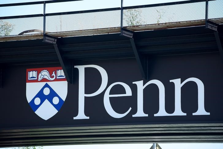 The campus of the University of Pennsyvania in Philadelphia, Pennsylvania