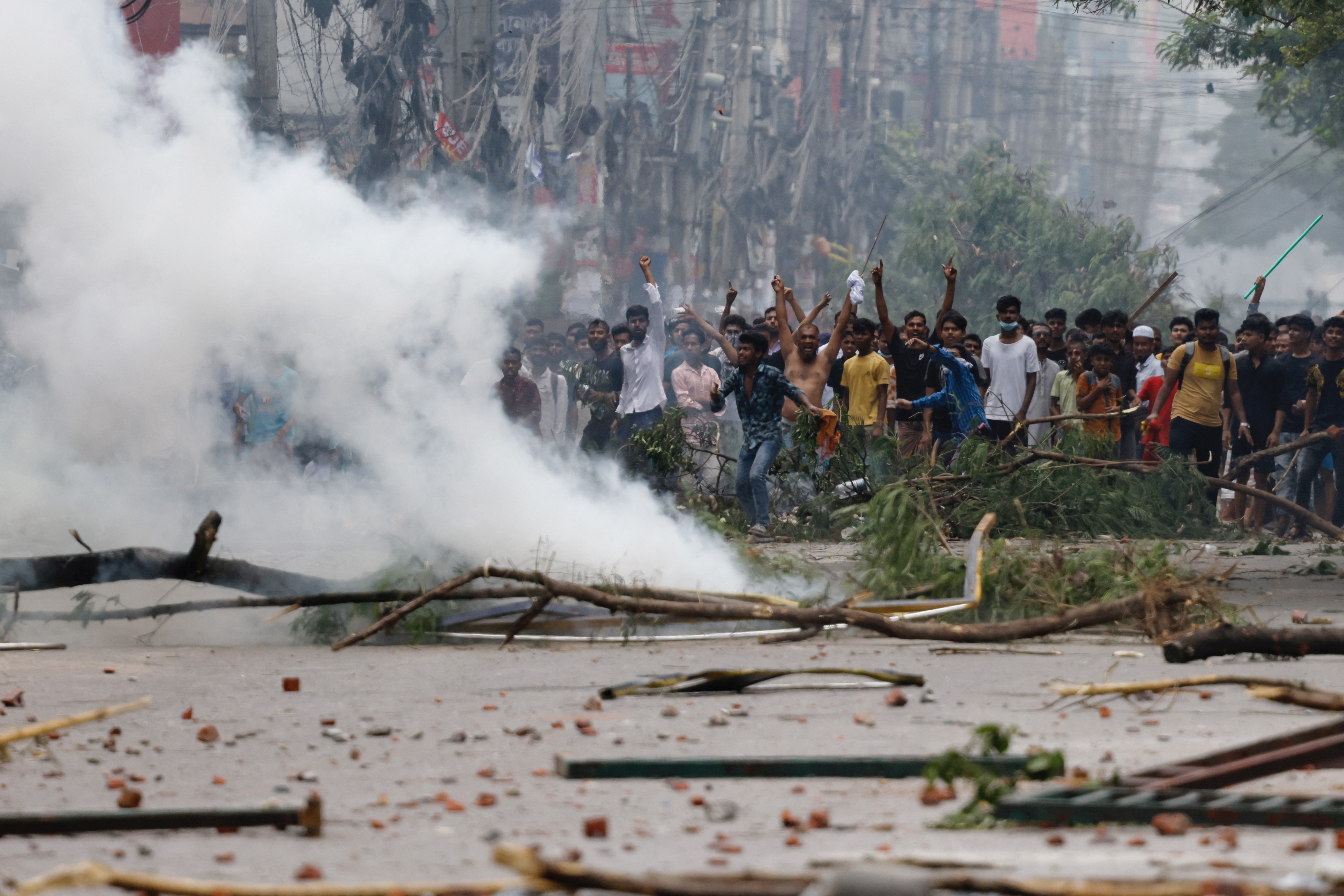 Violence erupts across Bangladesh after anti-quota protest by students