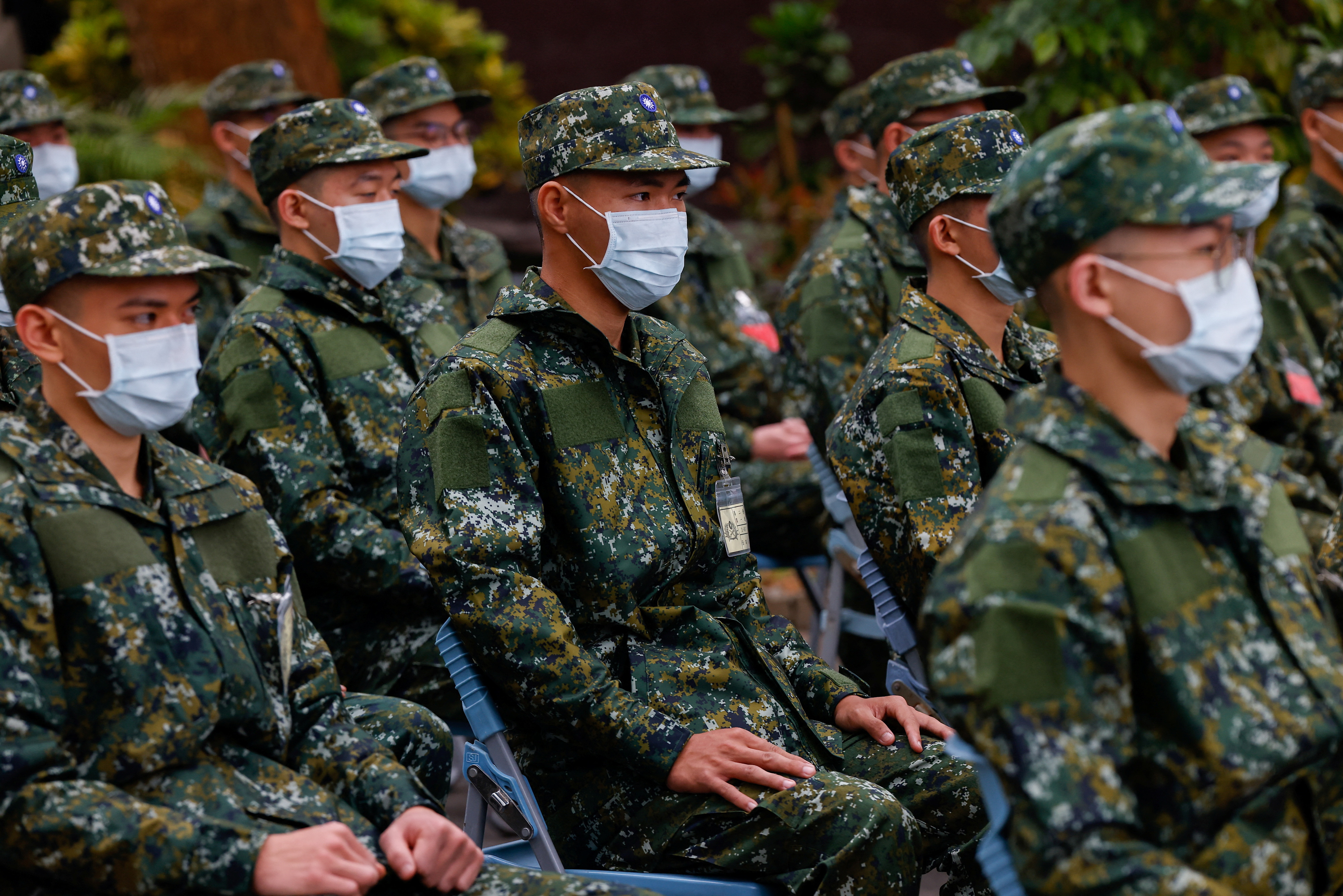The first batch of new recruits set to begin one-year compulsory military service in Taiwan