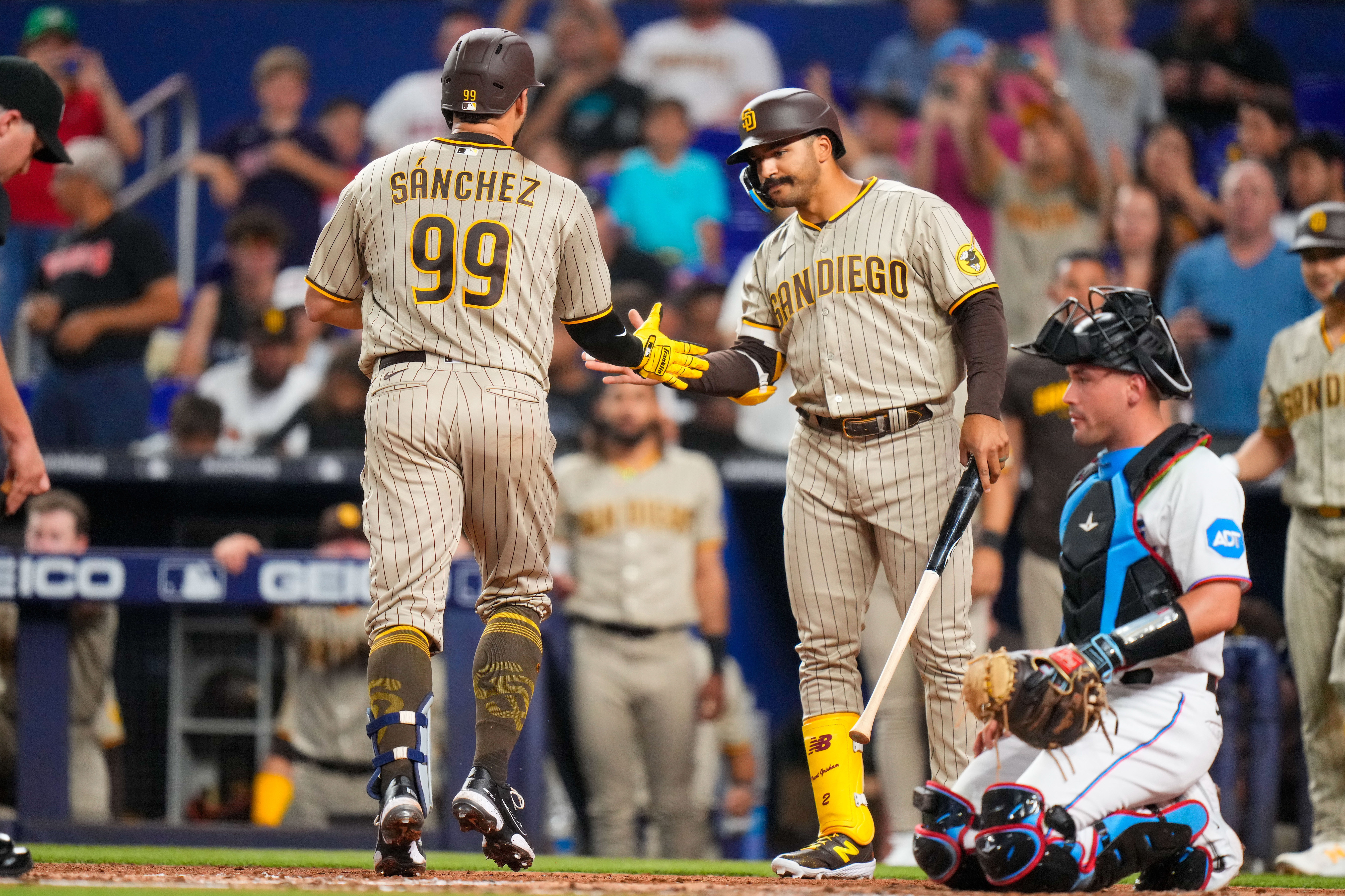 Jean Segura, Nick Fortes clutch up as Marlins rally past Padres