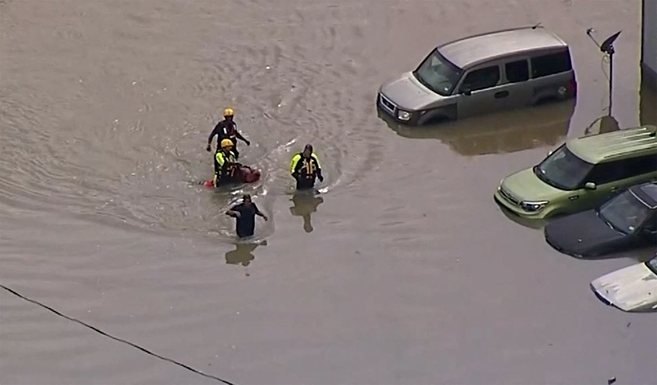 Heavy flooding in the Dallas metro area of Texas