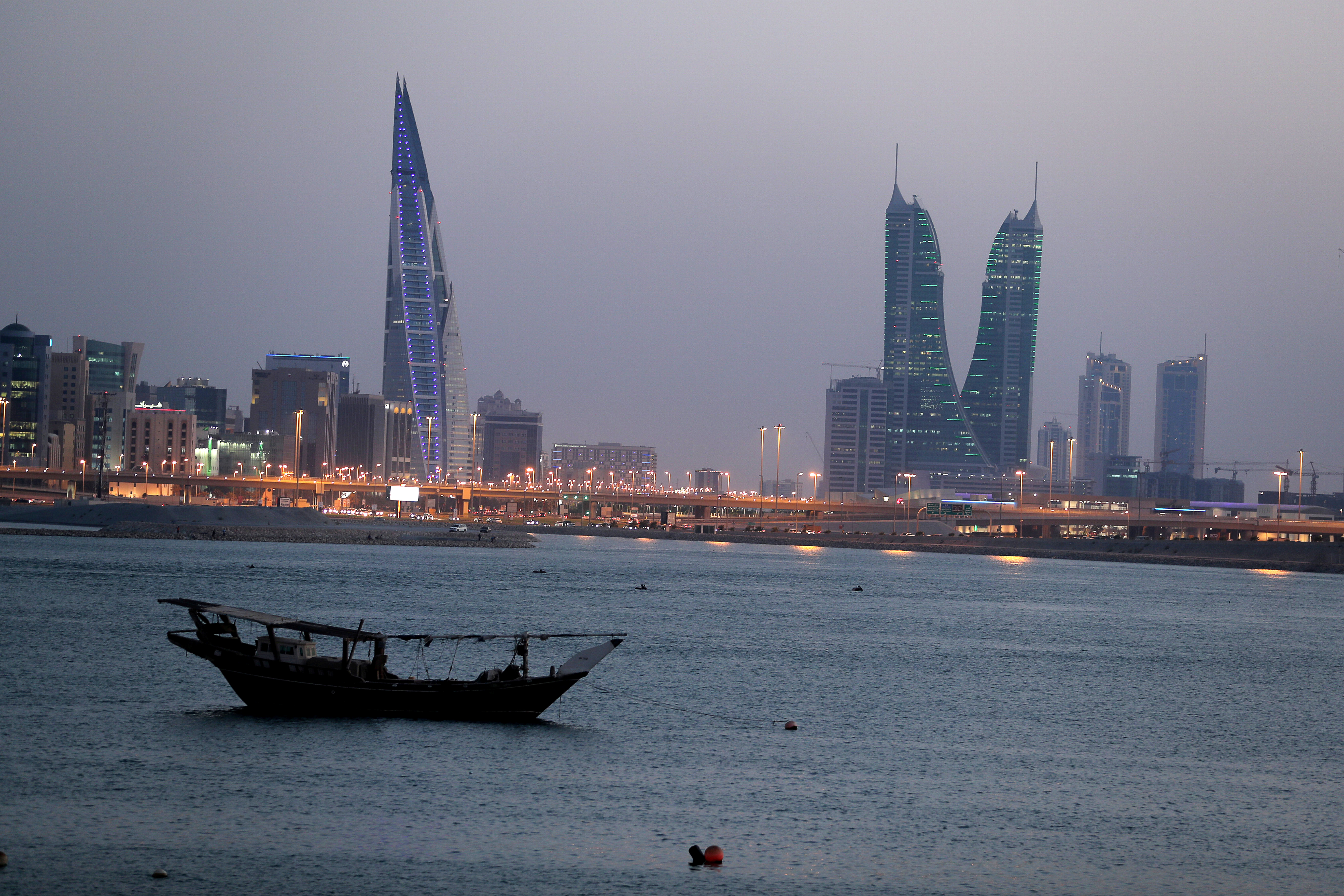 General view of Bahrain's financial district in Manama, Bahrain, June 20, 2019. REUTERS/ Hamad I Mohammed/File Photo