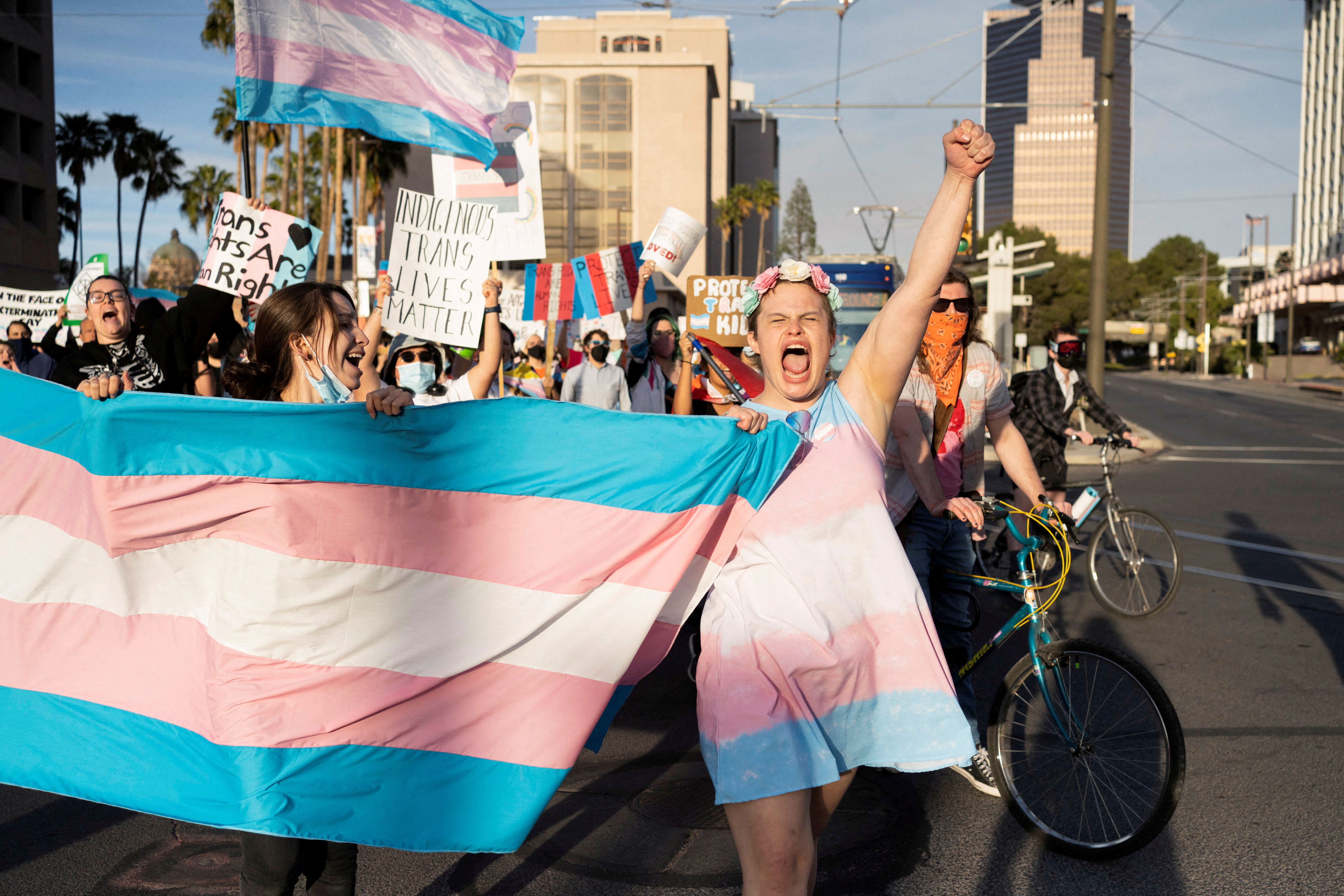 International Transgender Day of Visibility rally and protest in Tucson