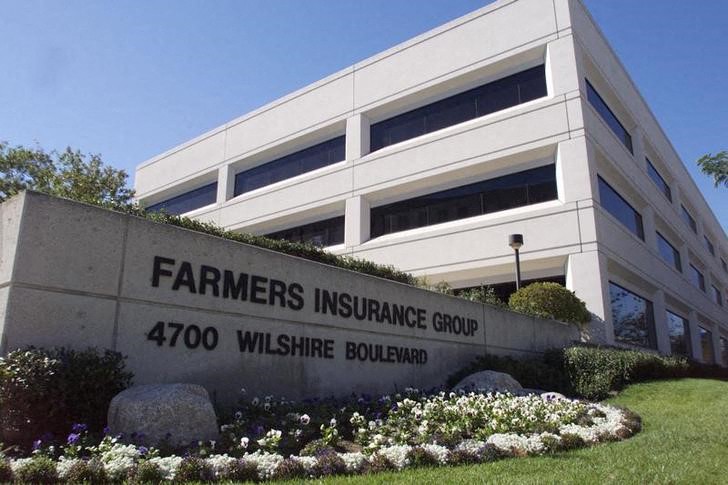 The Los Angeles office of Farmers Insurance Group is shown October 19. Foremost, the nation's leadin..
