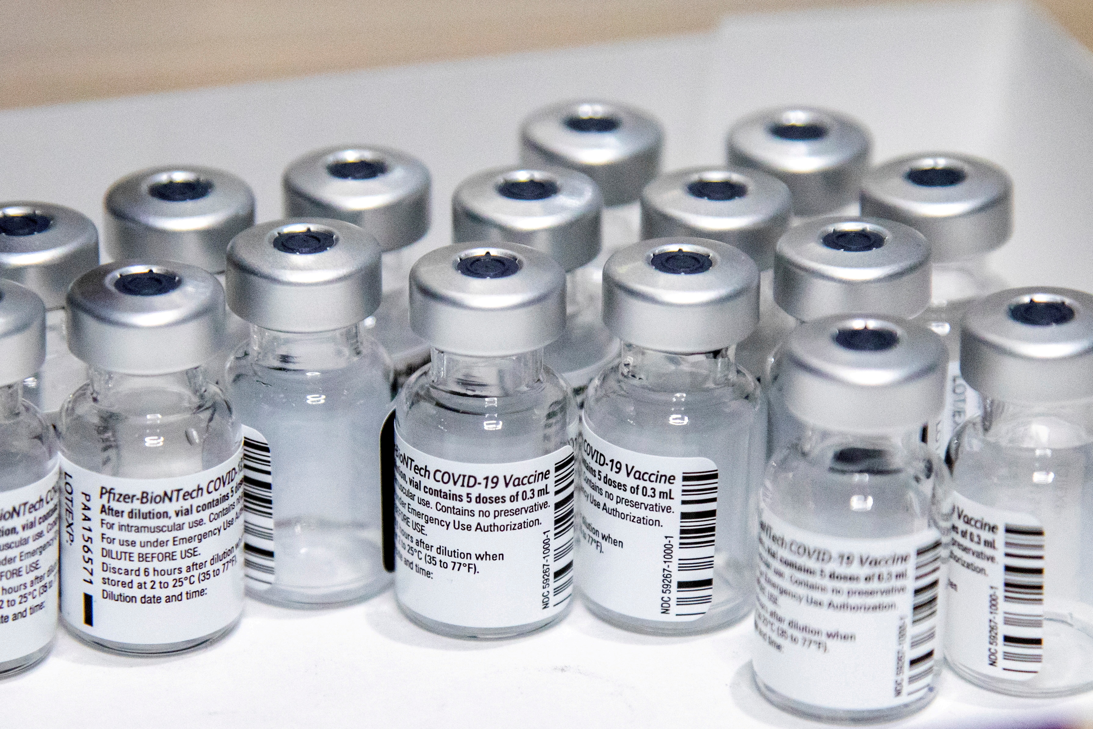 Pfizer vaccine dose volume
