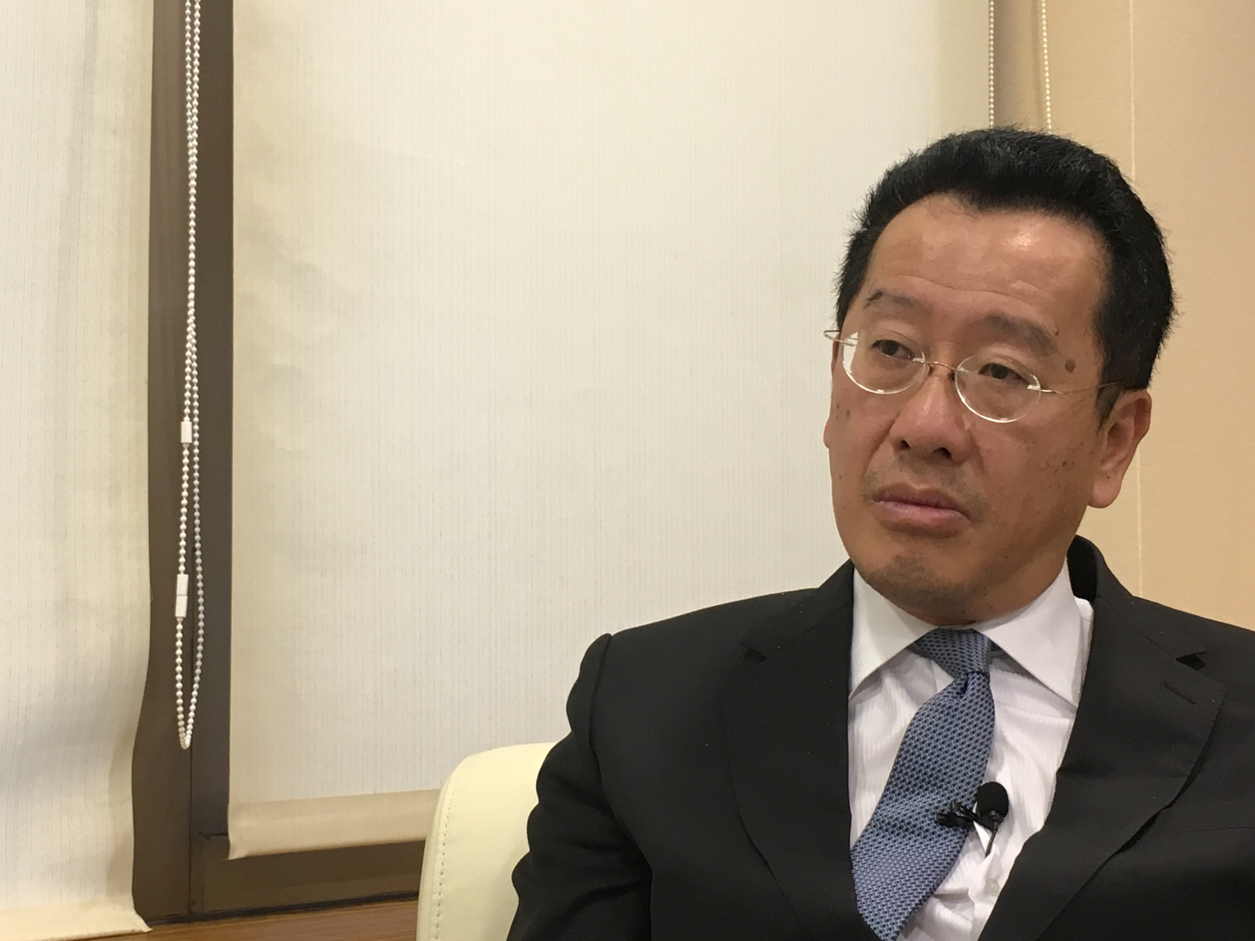 Taiwanese Financial Supervisory Commission Chairman Wellington Koo speaks during an interview with Reuters, in Taipei