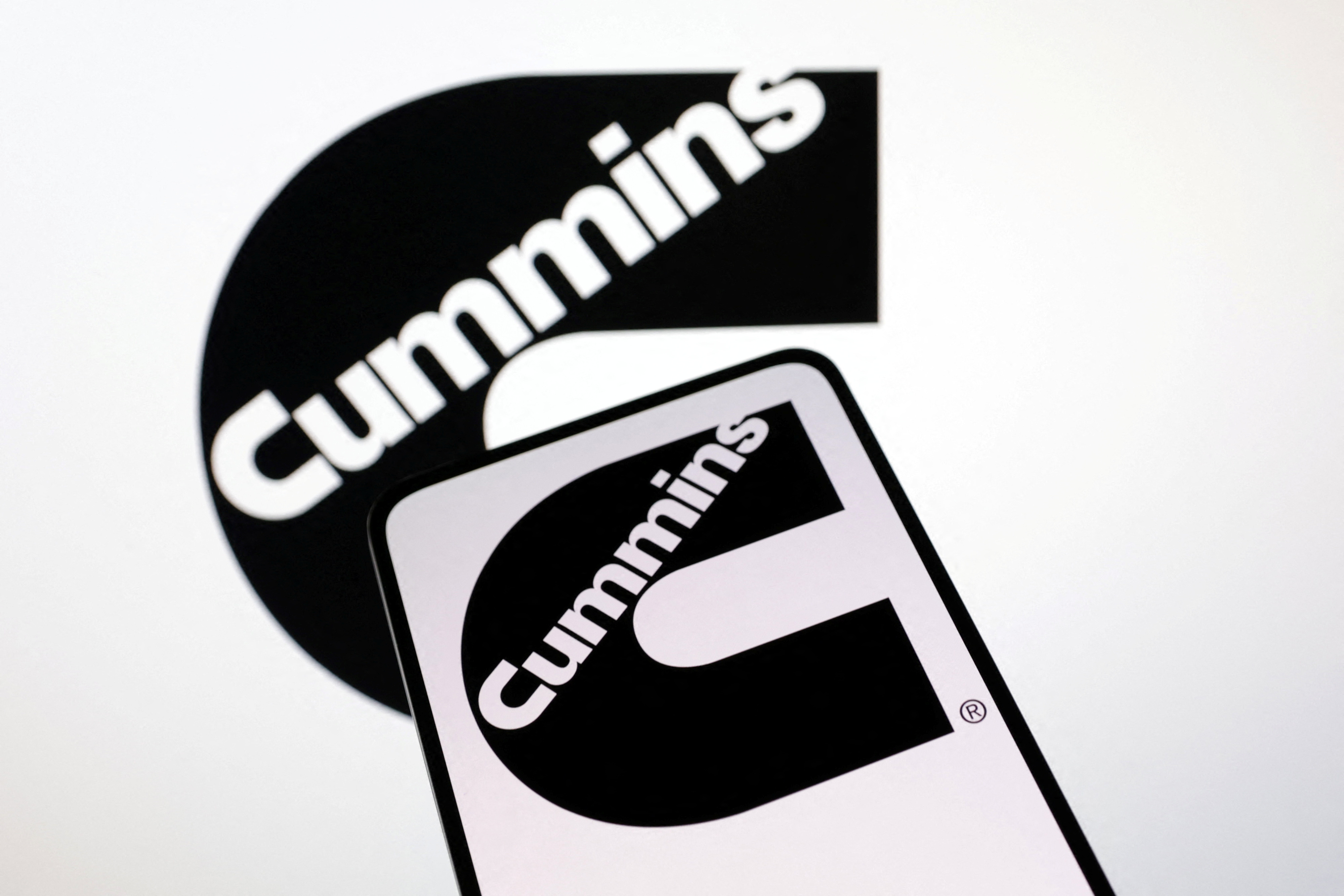 Illustration shows Cummins logo
