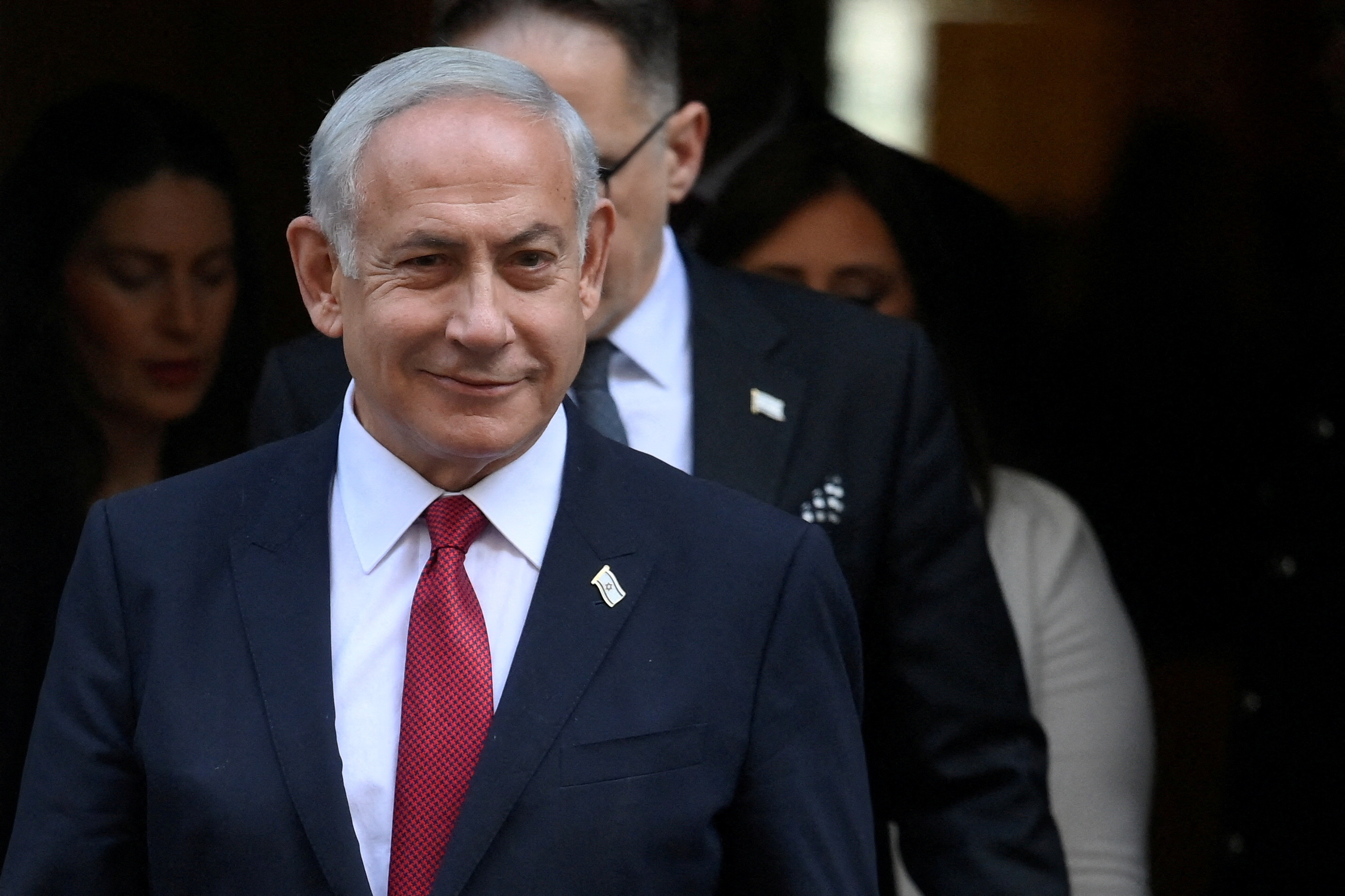 British PM Rishi Sunak meets Israeli PM Benjamin Netanyahu in London